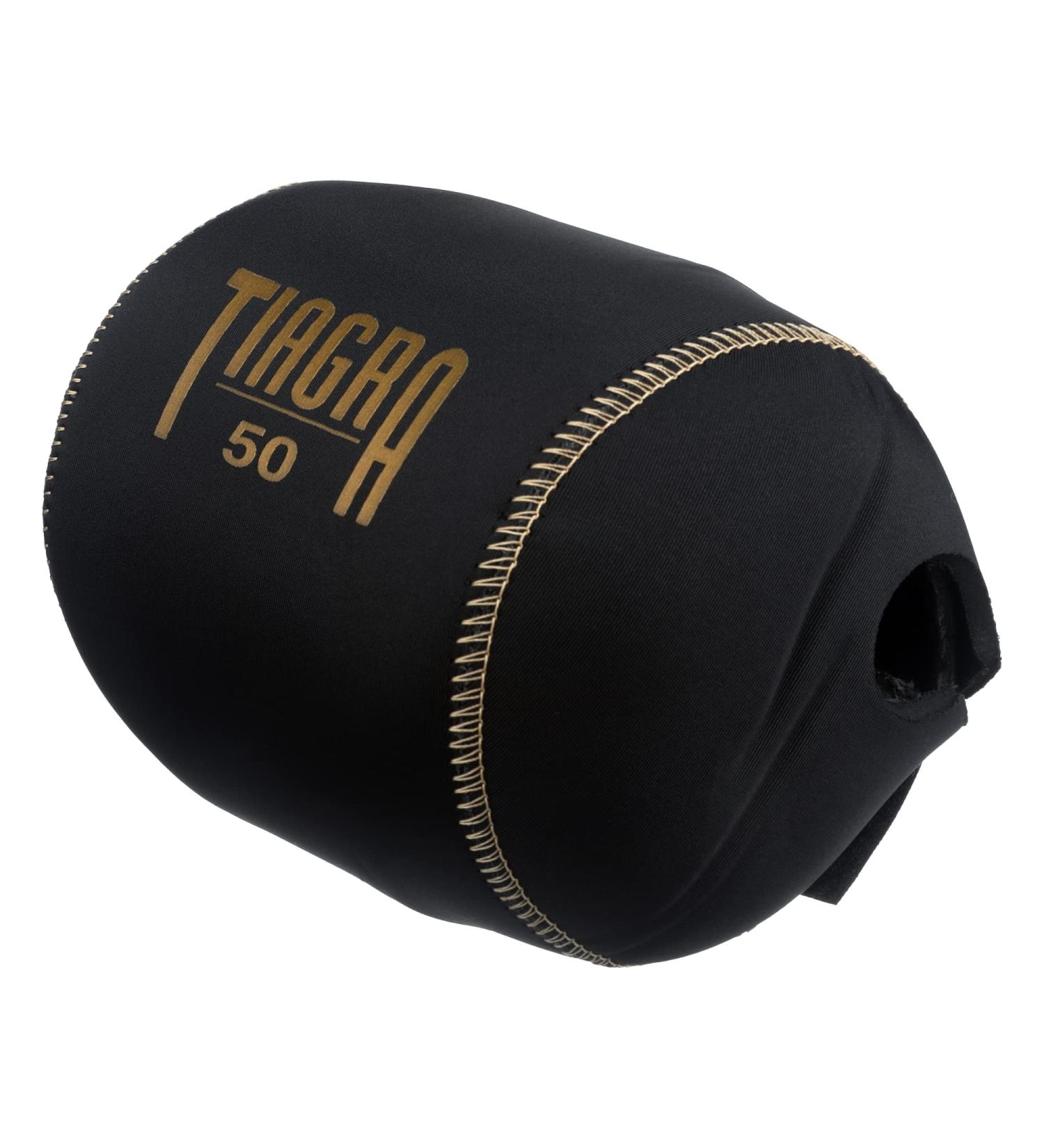 TIAGRA Reel Cover - Black/Gold TI20 | Protect Your Fishing Reel in Style - Buy Online on SooperMarket.com
