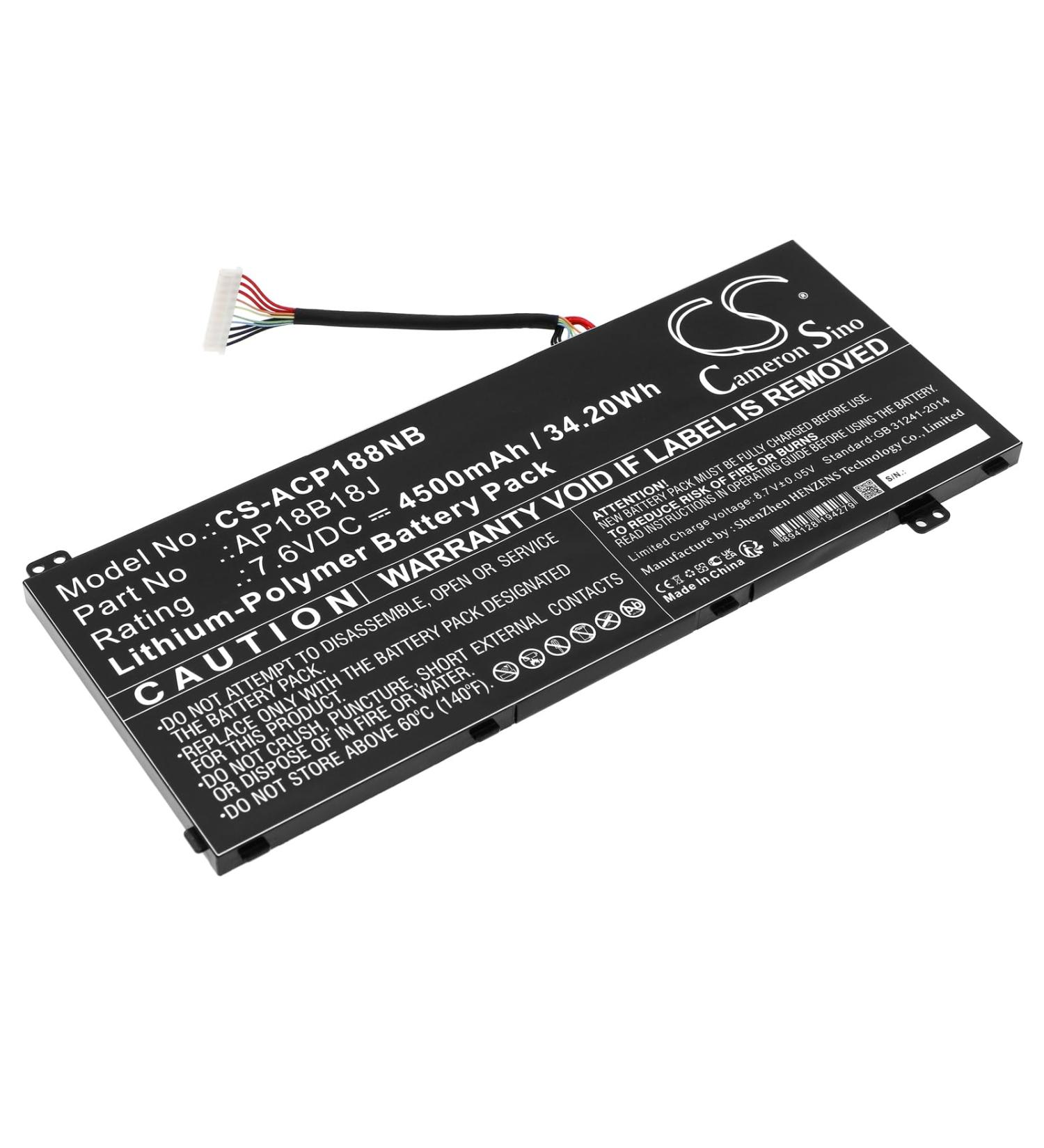 Battery Replacement for Acer A314 Models | AP18B18J Compatible | International Shipping - Buy Online on SooperMarket.com