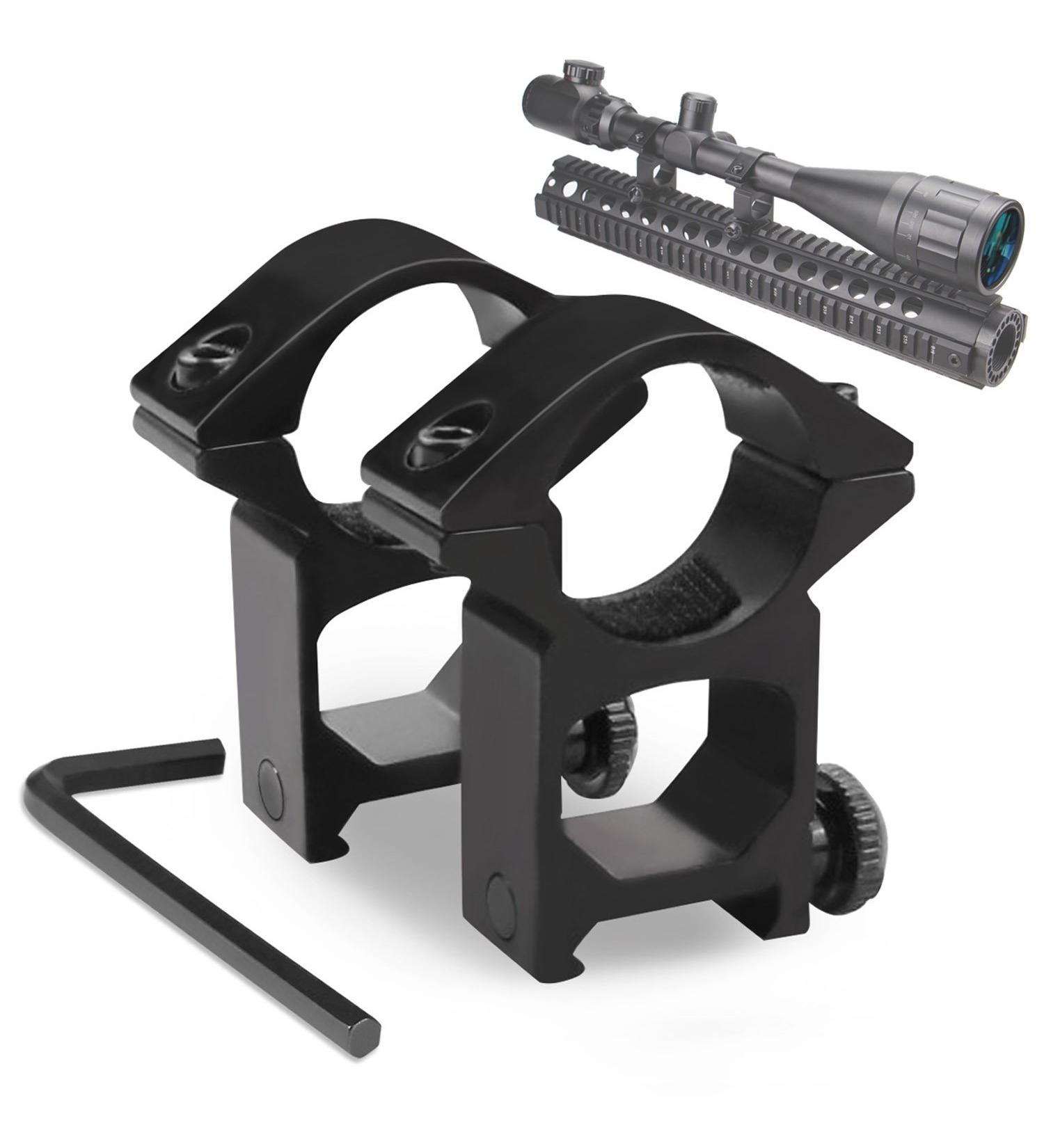 Modkin 1 Weaver Scope Rings - High Profile Rifle Scope Mounts for Picatinny/Weaver Rail (Set of 2) - Buy Online on SooperMarket.com