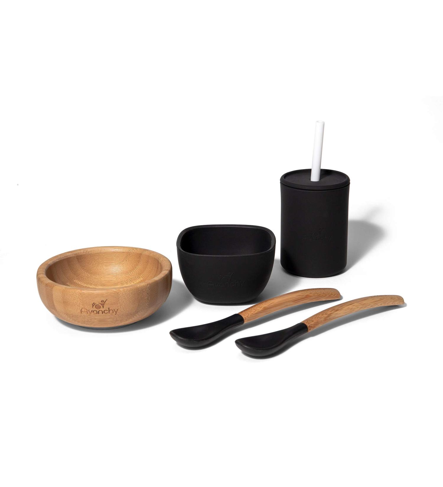La Petite Bamboo Mini Bowl - Stylish Black Finish | Eco-Friendly Kitchen Accessory - Buy Online on SooperMarket.com