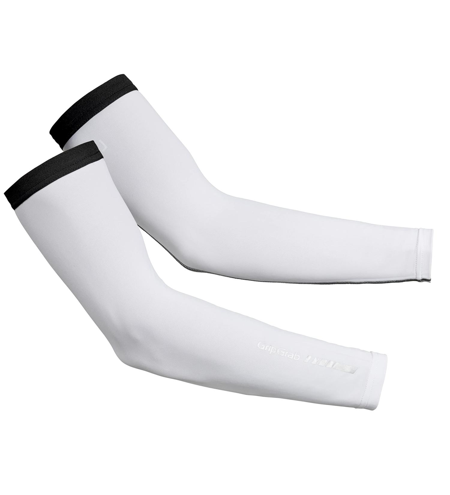 GripGrab UV Sleeves - UPF 50+ Lightweight Summer Cycling Arm Warmers for Sun Protection - Non-Slip Design - White - Buy Online on SooperMarket.com