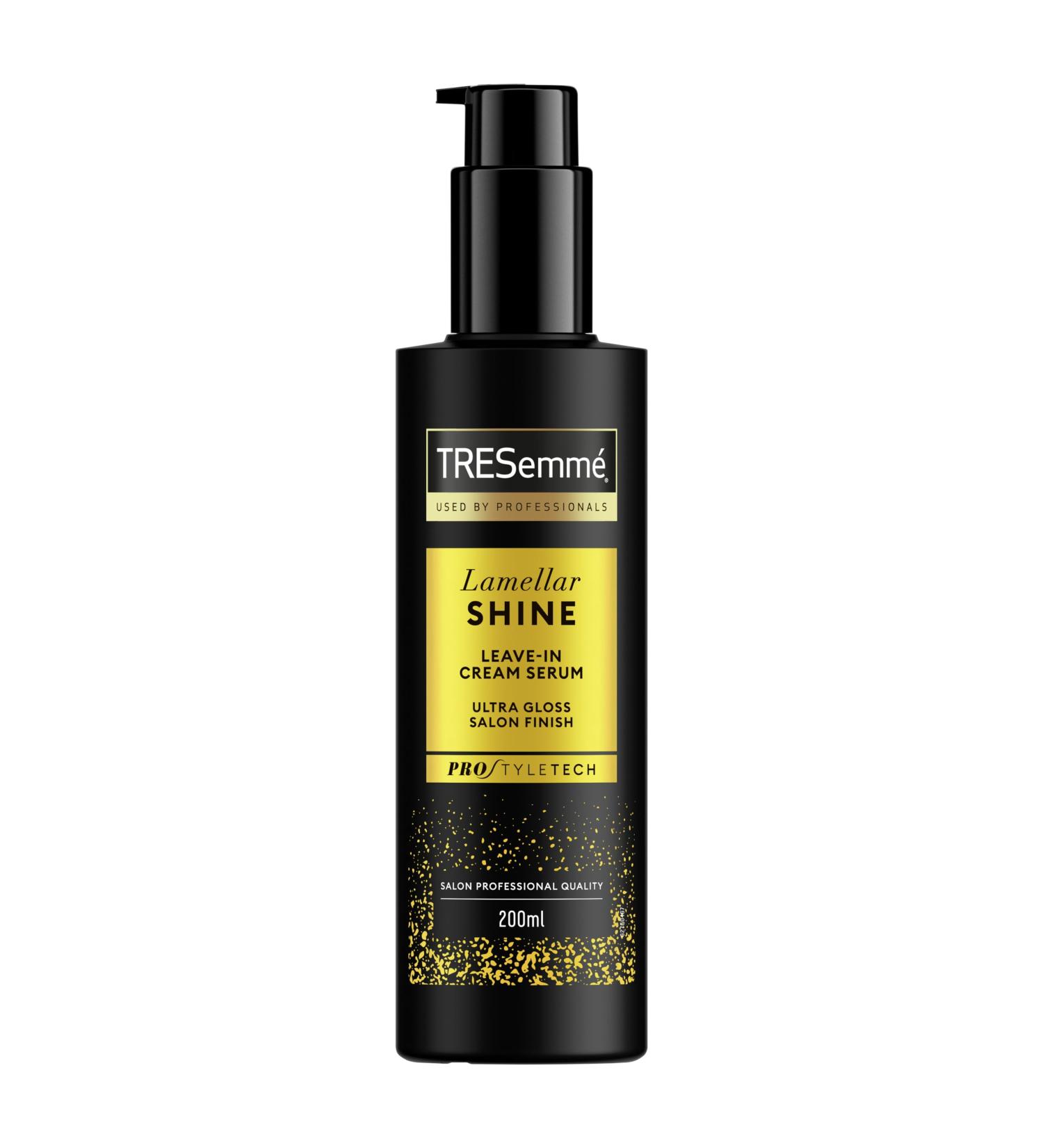 TRESemm Lamellar Shine Leave-In Cream Hair Serum with patented Lamellar Technology hair treatment for an ultra-glossy salon finish 200 ml - Buy Online on SooperMarket.com