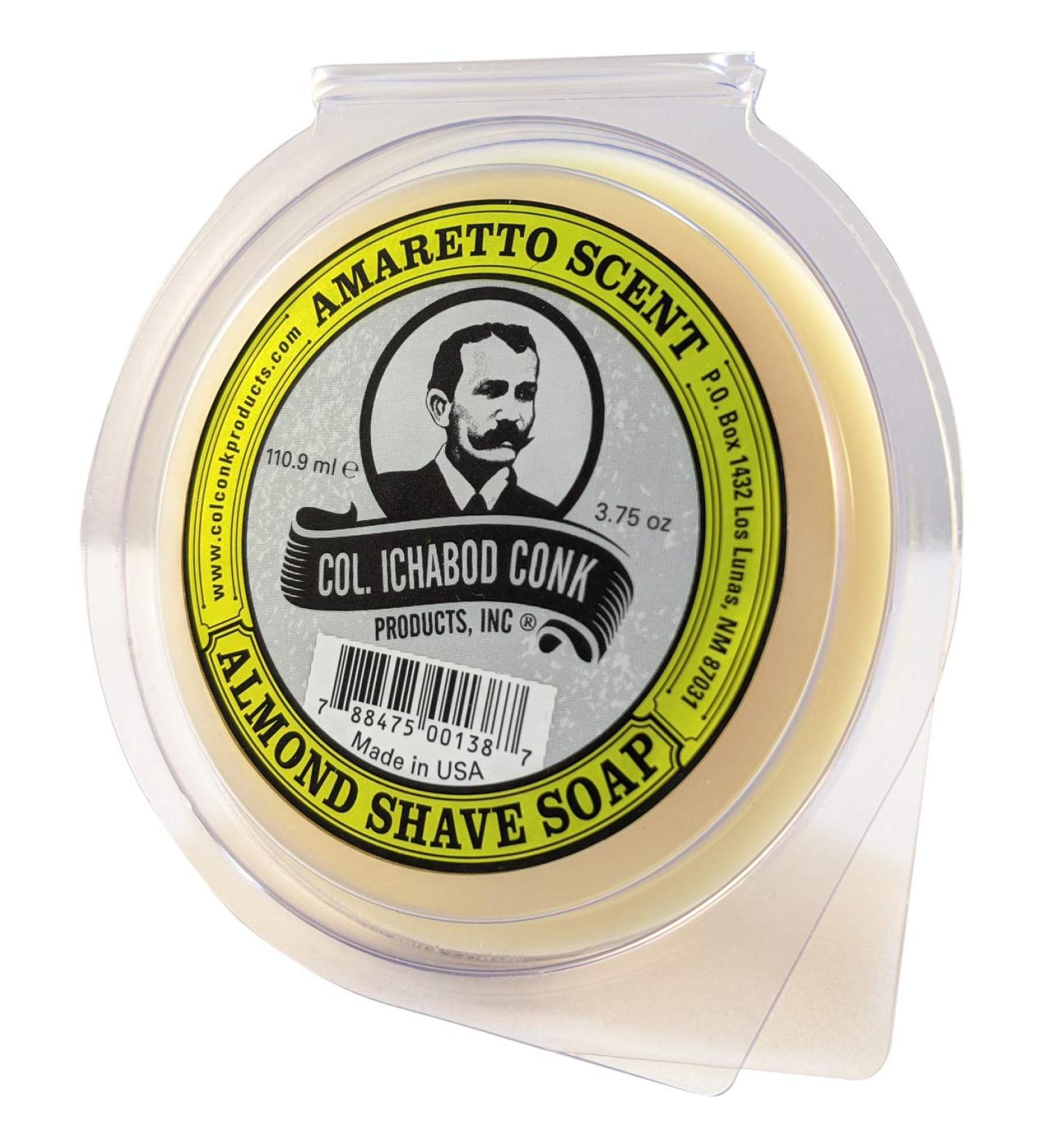 Col. Conk Almond Shaving Soap 3.75 oz - Premium Large Size - Buy Online on SooperMarket.com