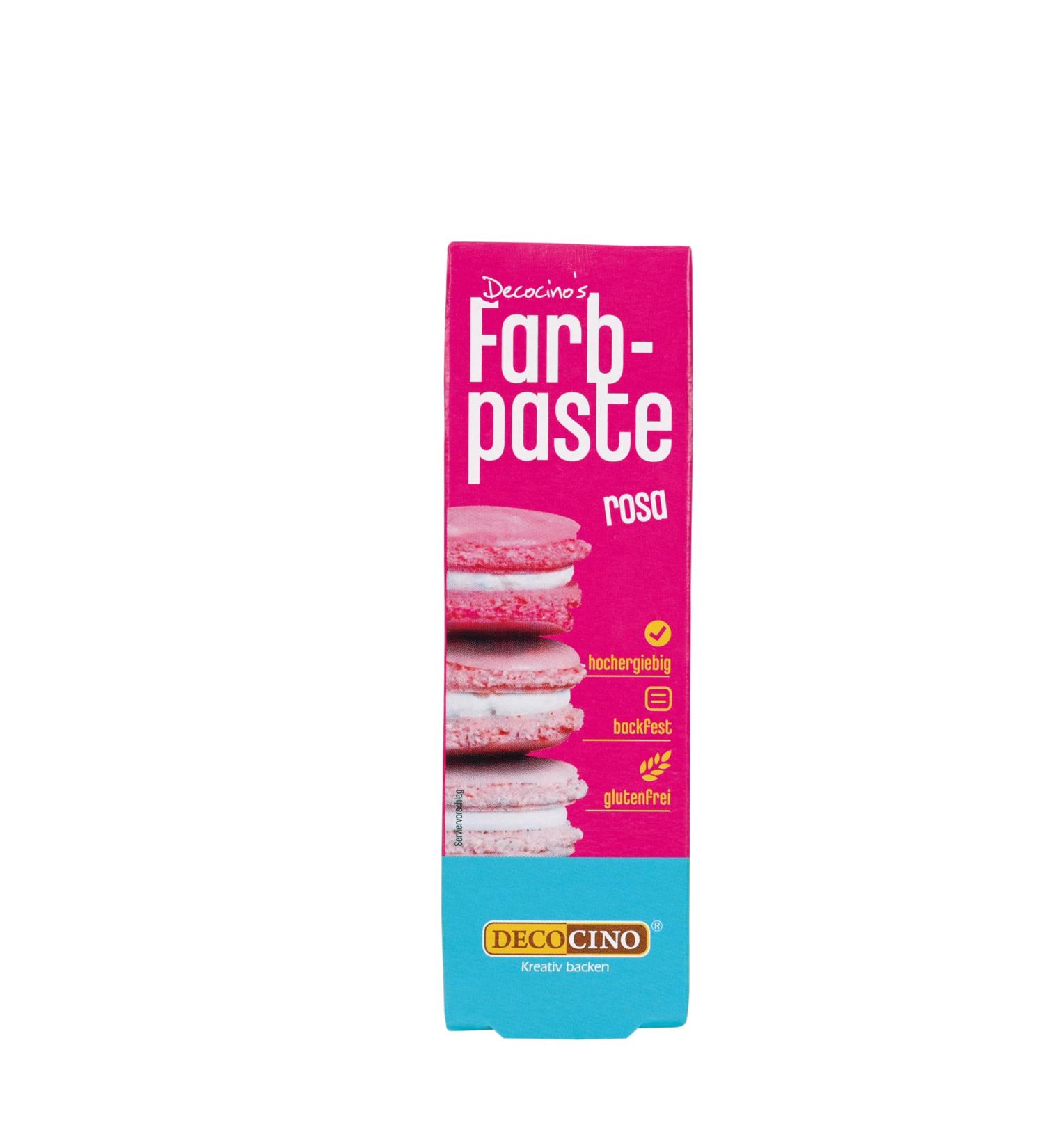 Decocino Pink Color Paste | 20g Azo-Free & Gluten-Free Food Color for Cakes Fondant & Creams - International Shipping - Buy Online on SooperMarket.com