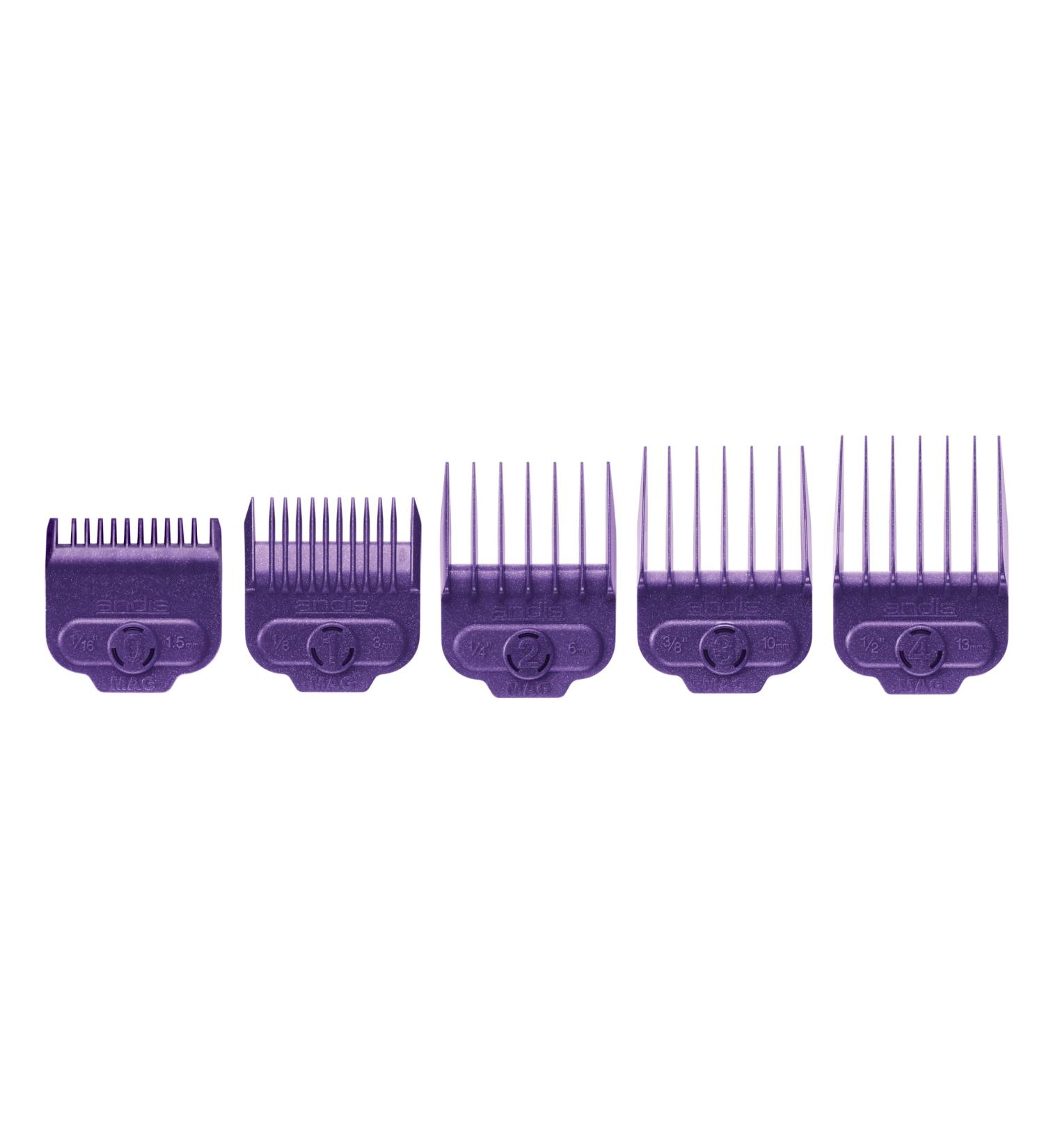 Andis Nano-Silver Magnetic Attachment 5 Combs - Small Sizes 6, 8, 4, 3/8, 2 - Pack of 1 - Buy Online on SooperMarket.com
