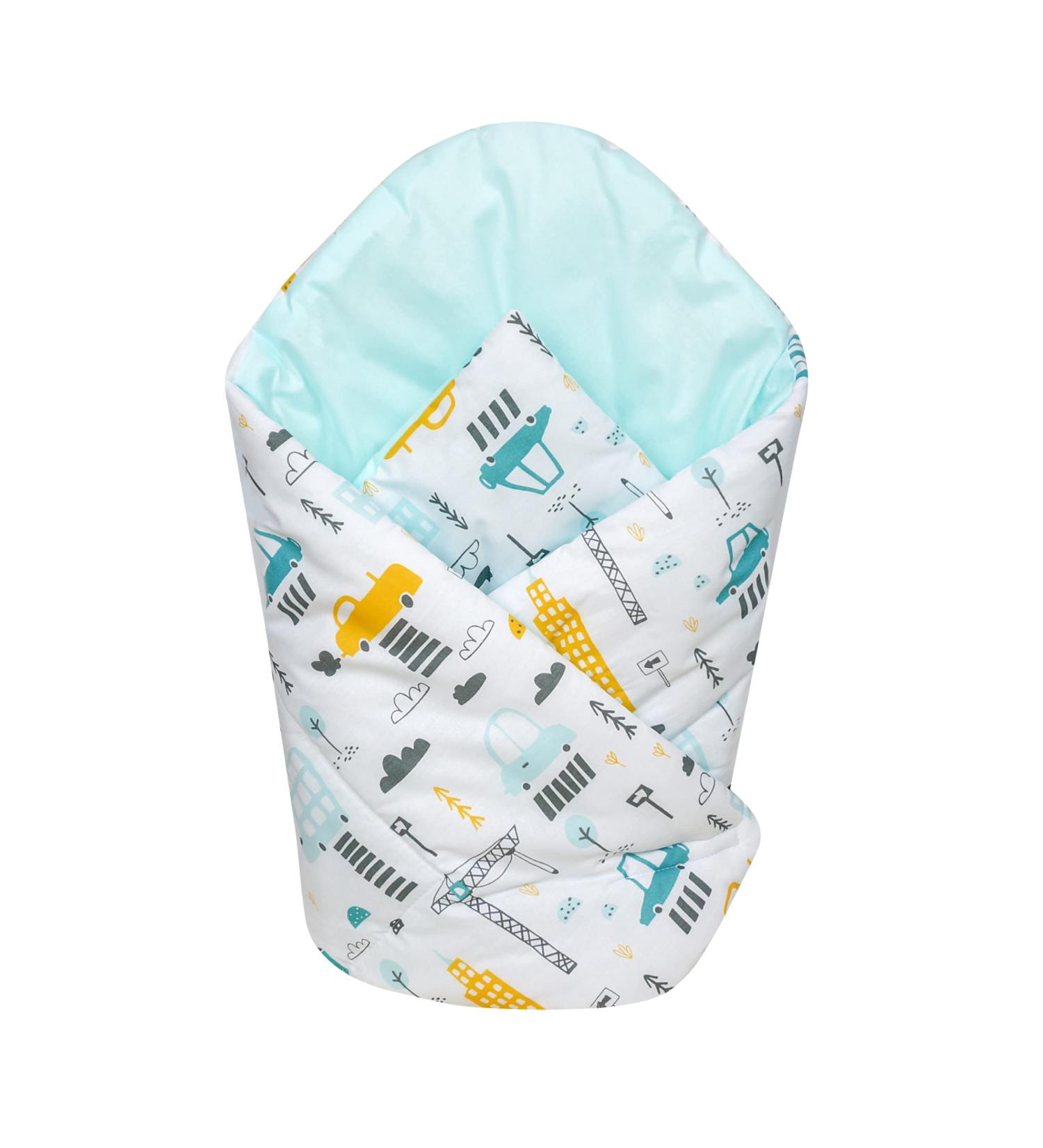 Newborn Cotton Swaddle Wrap Blanket for 0-3 Months | (City) 1 - Buy Online on SooperMarket.com