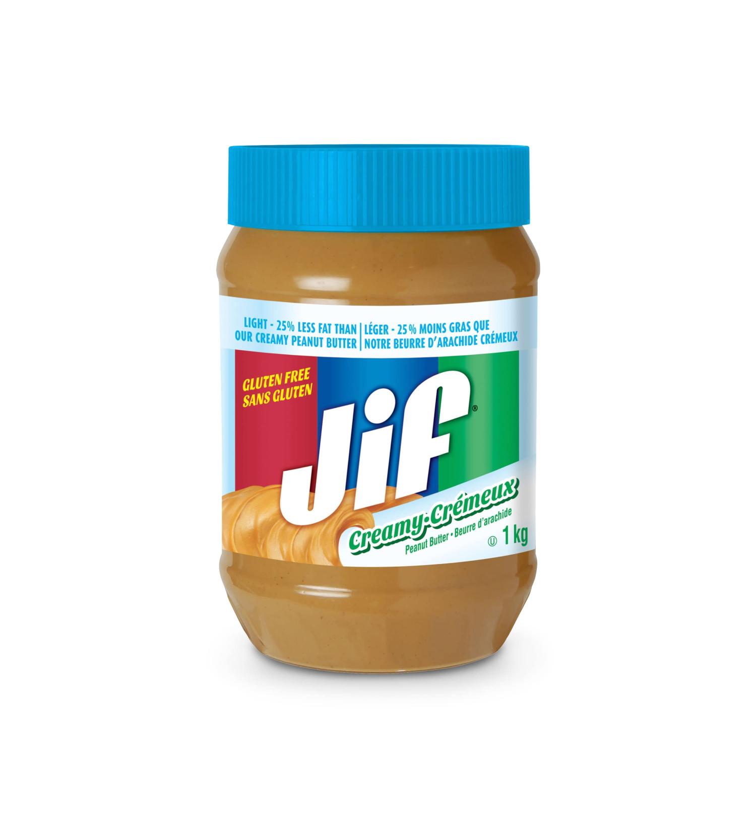 Jif Light Creamy Peanut Butter Smooth & Creamy Texture No Stir 1kg Jars (Pack of 8) Light Creamy 1 g (Pack of 8) - Buy Online on SooperMarket.com