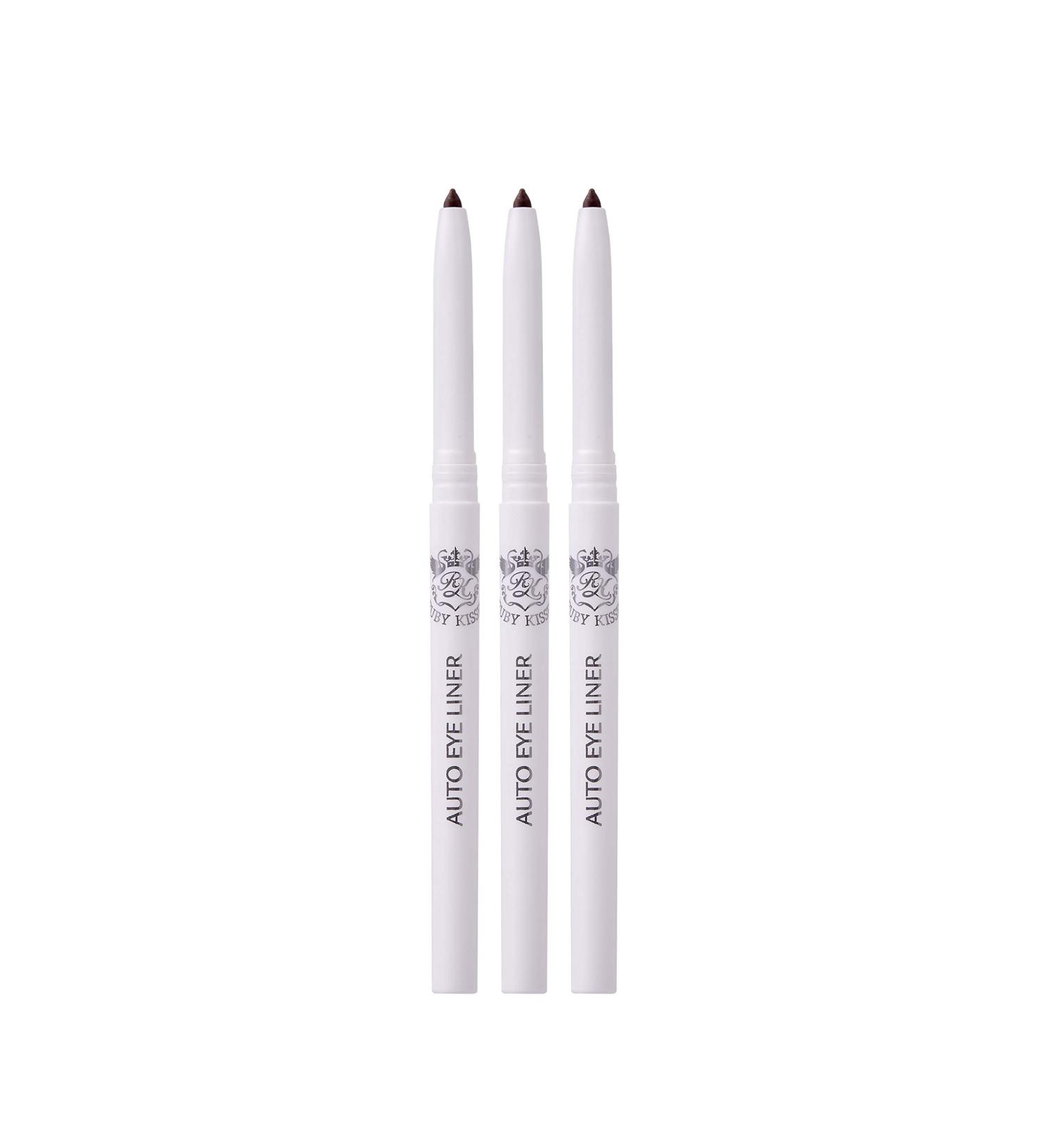 Ruby Kisses Automatic Eyeliner 3PCS - Black Brown | Long-Lasting Formula - Buy Online on SooperMarket.com
