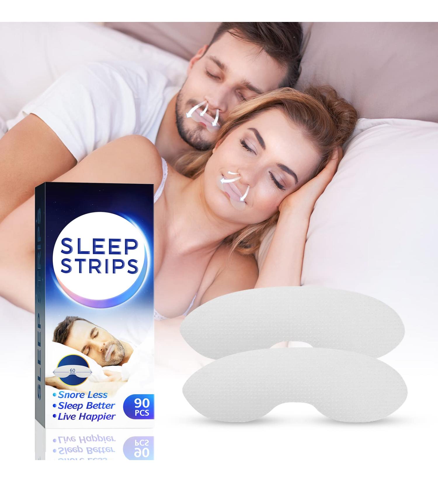 QTO Mouth Tape for Sleeping - 90 Count Sleep Strips to Prevent Mouth Breathing and Snoring - Buy Online on SooperMarket.com