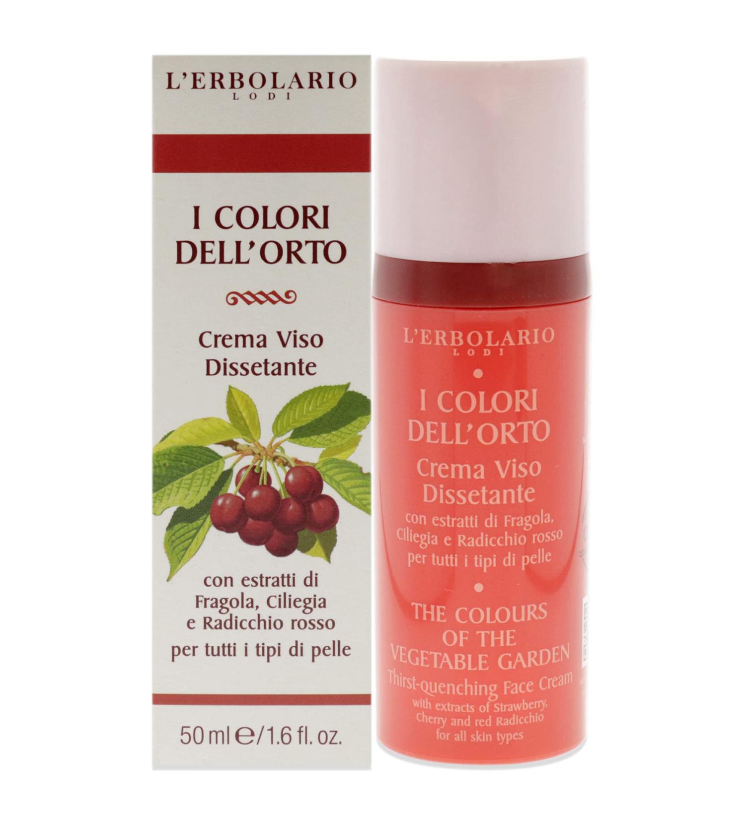 Lerbolario The Colours of the Vegetable Garden - Thirst-Quenching Face Cream For Women 1.6 oz Cream