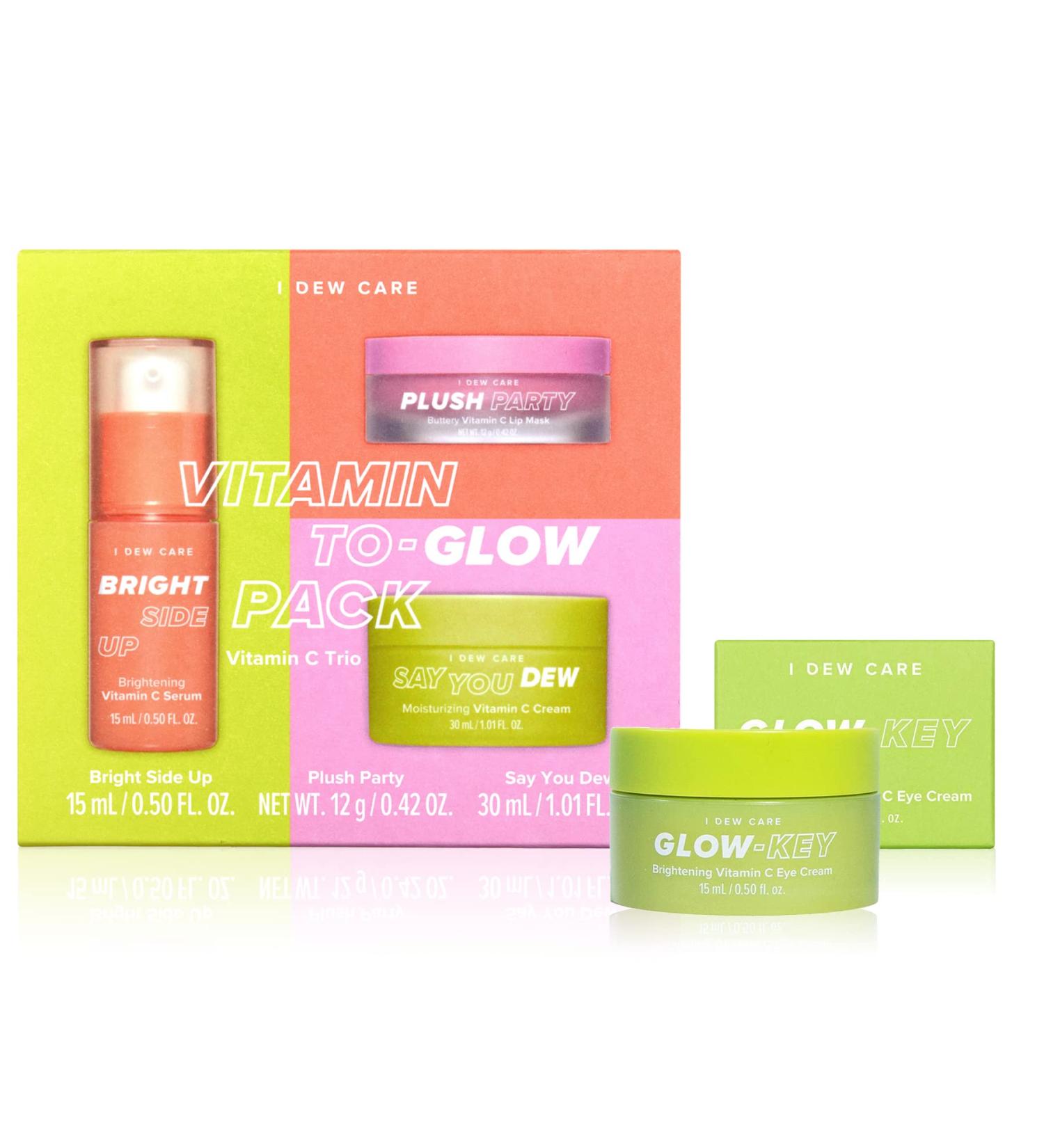 I DEW CARE Vitamin To Glow Pack + Glow-Key Eye Cream Bundle - Ultimate Radiance Boosting Skincare Set - Buy Online on SooperMarket.com