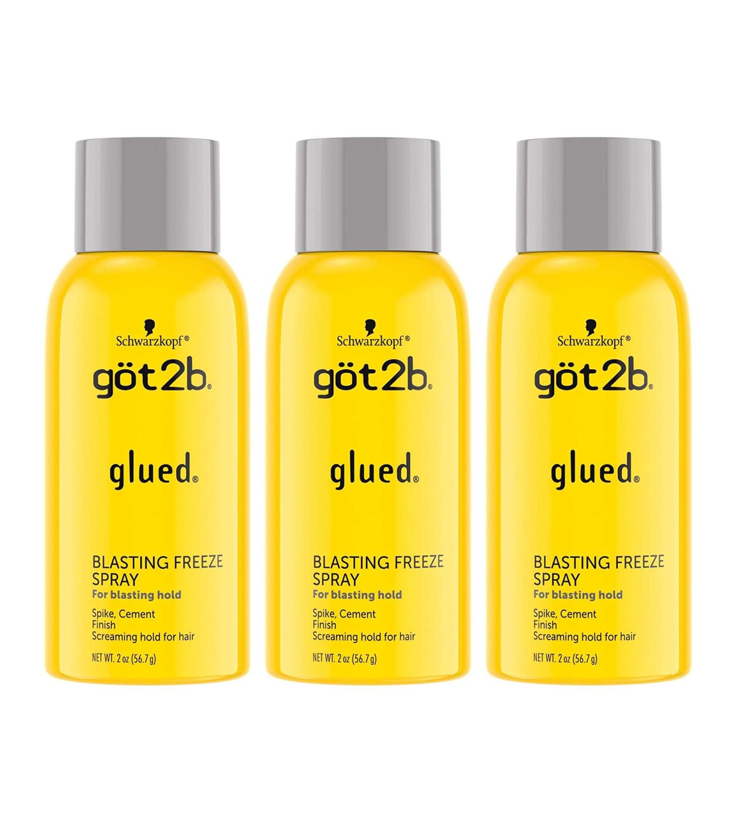 Got2B Glued Blasting Freeze Spray Travel Size 2 oz (Pack of 3) - Buy Online on SooperMarket.com
