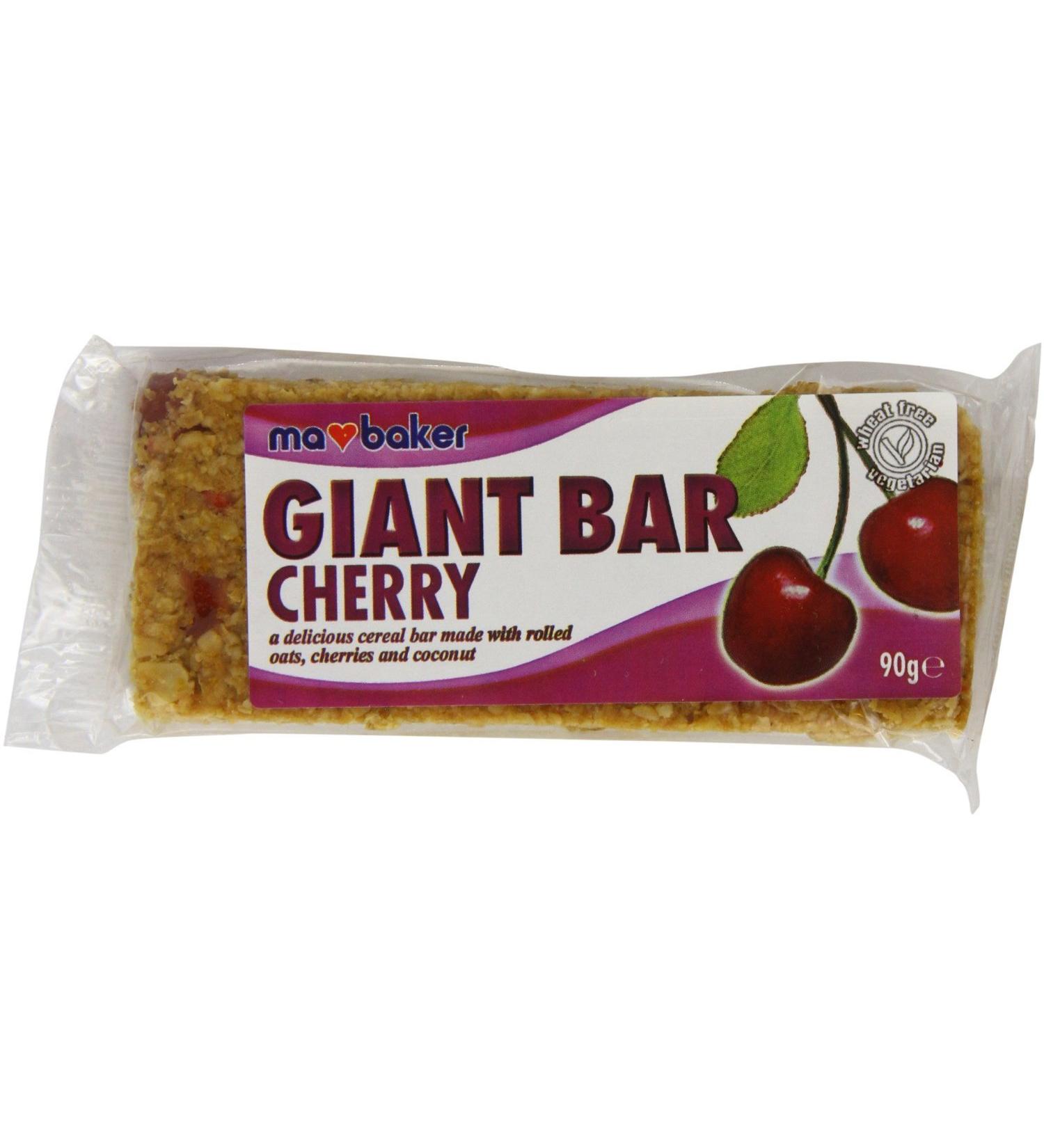 Ma Baker | Giant Bar - Cherry | 20 x 90g