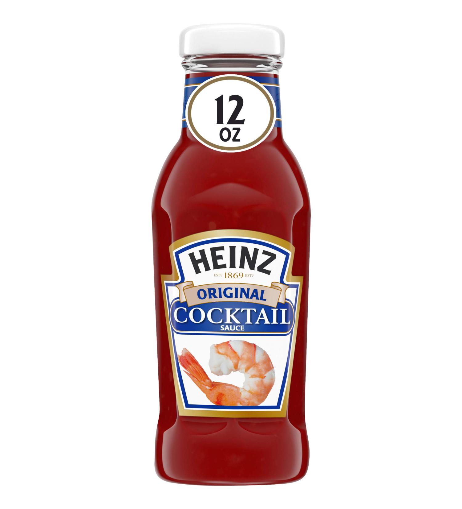 Heinz Cocktail Sauce 12 oz Bottle - Tangy and Delicious Cocktail Sauce - Buy Online on SooperMarket.com