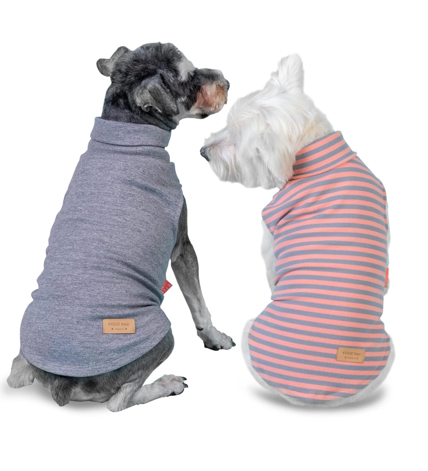 KYEESE 2Pack Dog Coat Turtleneck Sweater for Small Dogs, Grey XL, Sleeveless Design - Buy Online on SooperMarket.com