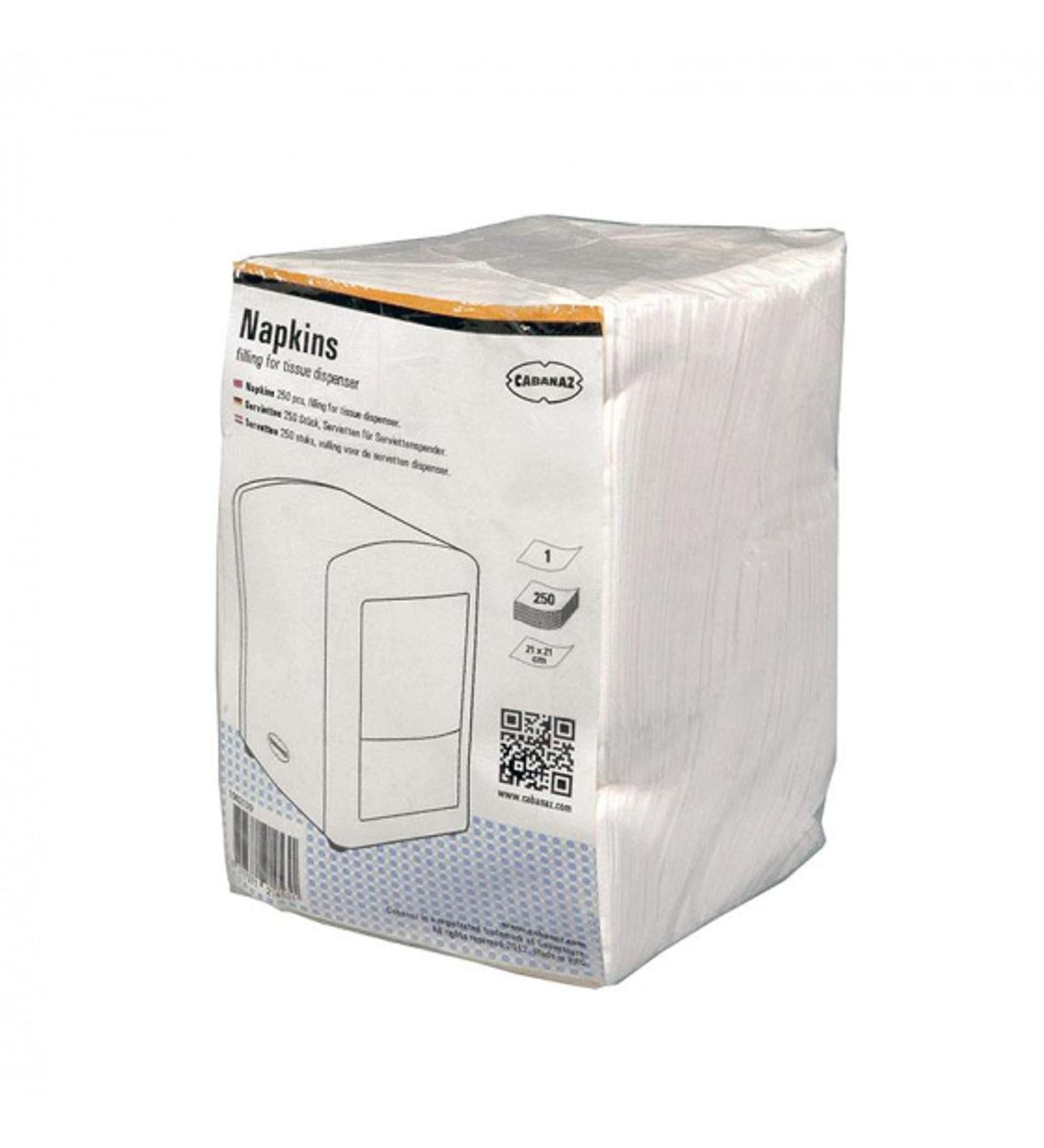 The napkins for the Cabanaz tissue dispenser 1 pack (1 x 250 pieces)