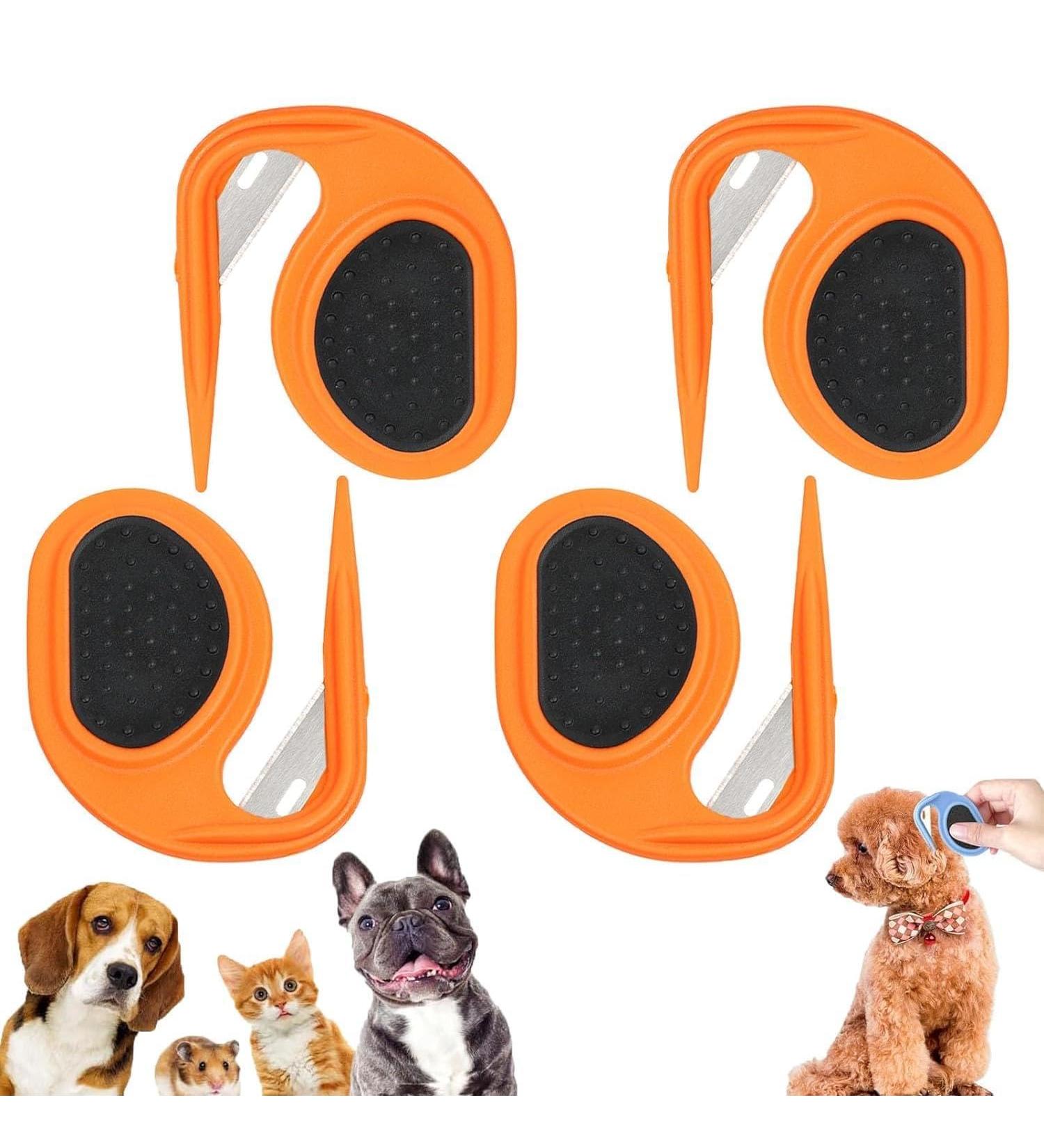 Pulunto Dog Comb for Pets - 4 Piece Fur Care Set for Knots Trimming & Grooming | Ideal for Puppies & Dogs - Buy Online on SooperMarket.com