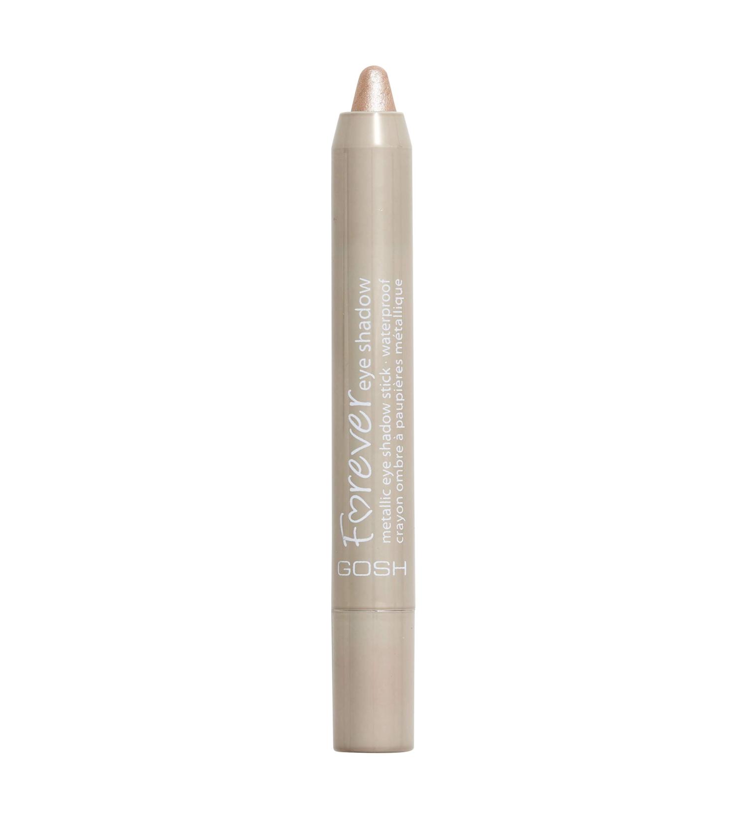 Gosh Forever Eye Shadow - Waterproof Creamy Eyeshadow Pen 002 Beige (Metallic) | Long-Lasting Color Perfume-Free Skin-Friendly | International Shipping Available - Buy Online on SooperMarket.com