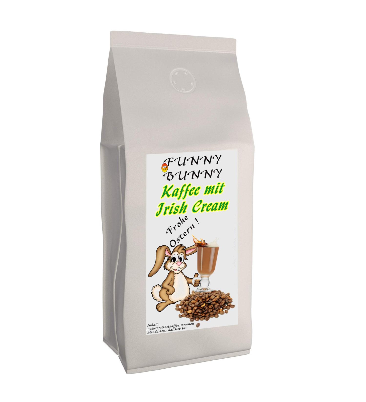 Easter Coffee Funny Bunny Irish Cream Flavored Whole Beans 1000g | Perfect Easter Gift - Buy Online on SooperMarket.com