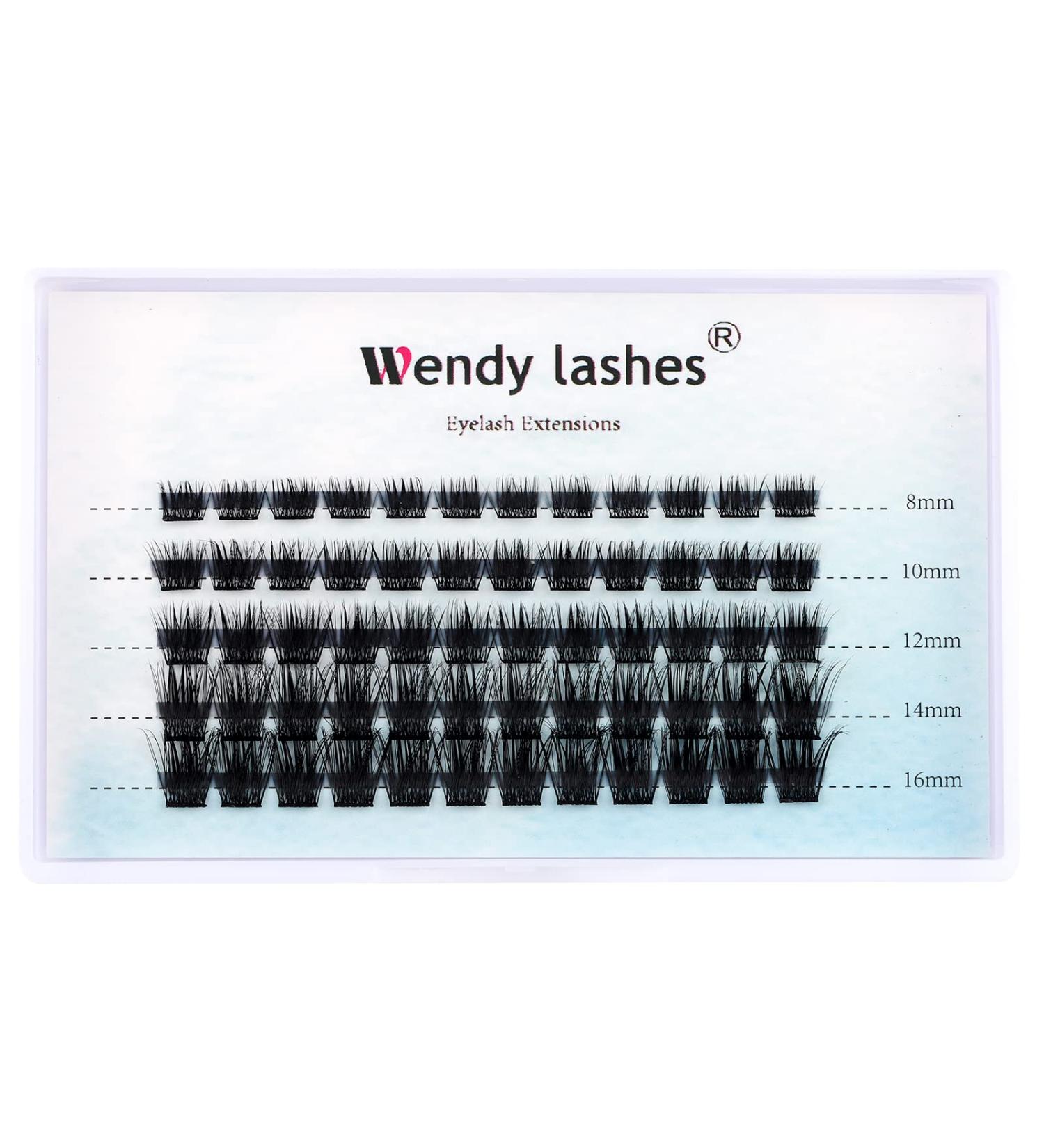 D Curl Cluster Lashes 0.07mm 8-16mm Mixed DIY Lash Extensions - Soft and Wispy Reusable Eyelash Clusters (FD-D18-0.07-D8-16) - Buy Online on SooperMarket.com