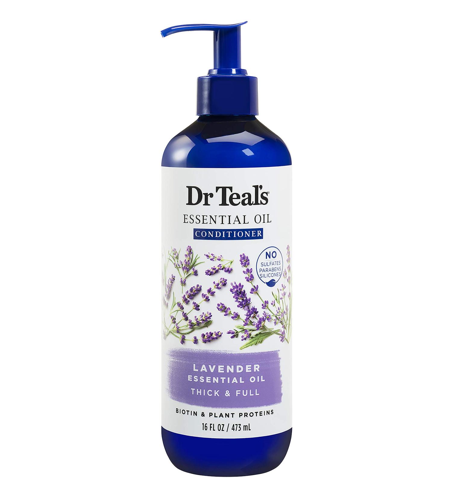 Dr Teal's Lavender Thick & Full Conditioner - Sulfate Free Essential Oil 16 Fl Oz | International Shipping - Buy Online on SooperMarket.com