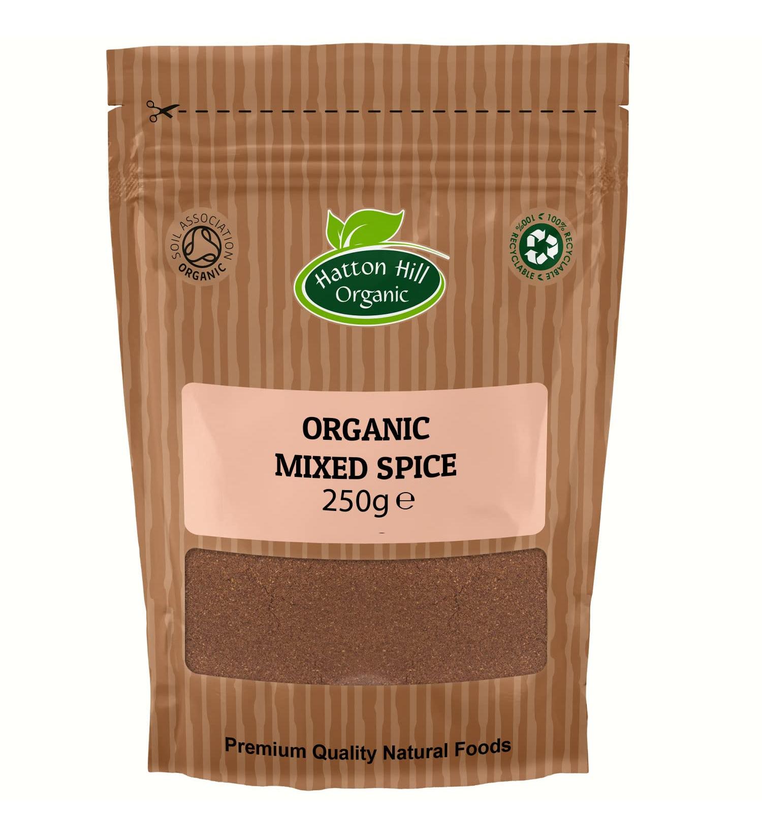 Organic Mixed Spice 250g - Hatton Hill Organic - Free UK Delivery - Buy Online on SooperMarket.com