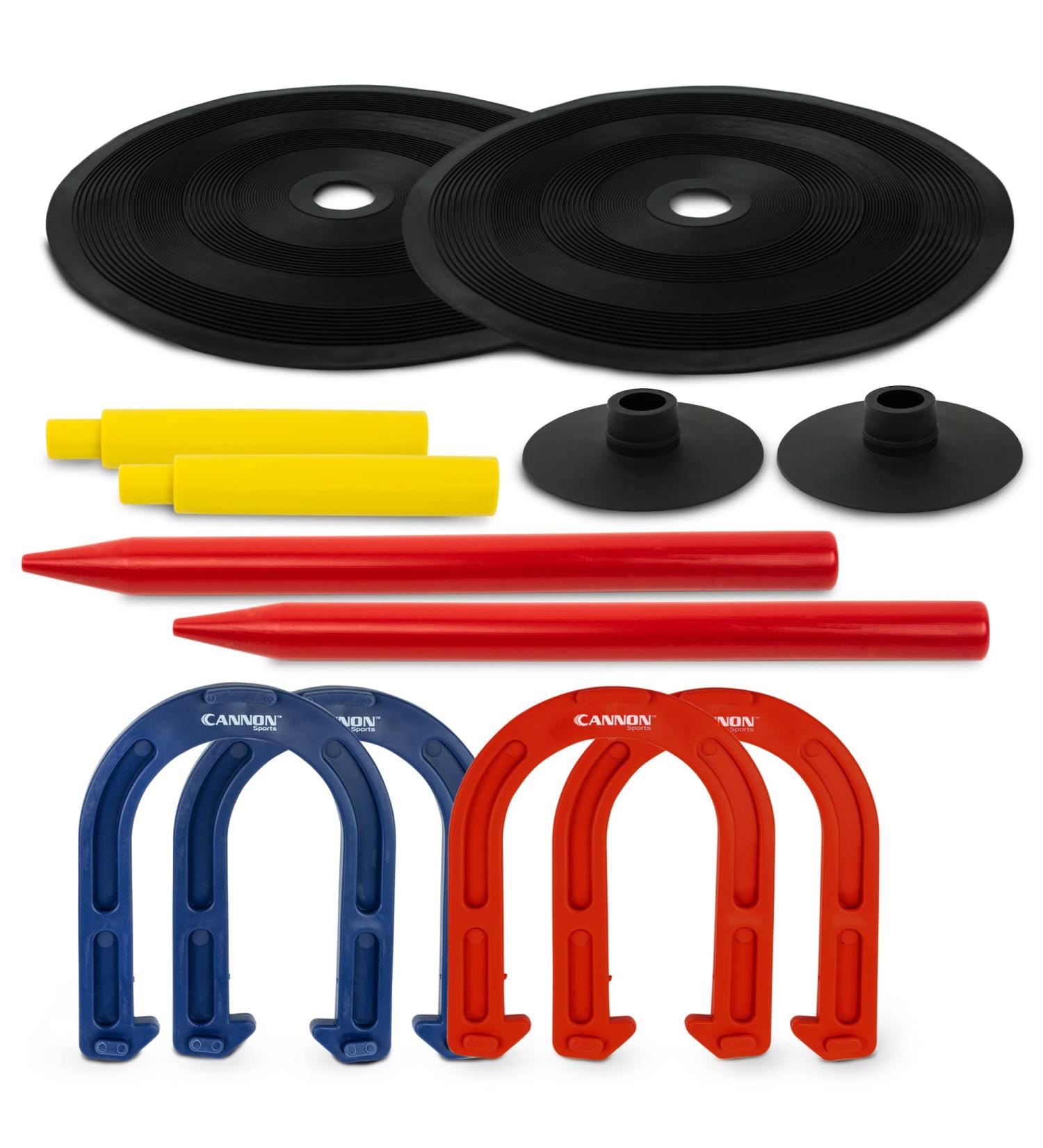 Rubber Horseshoe Set - Indoor/Outdoor Game for Kids and Adults by Cannon Sports - Buy Online on SooperMarket.com