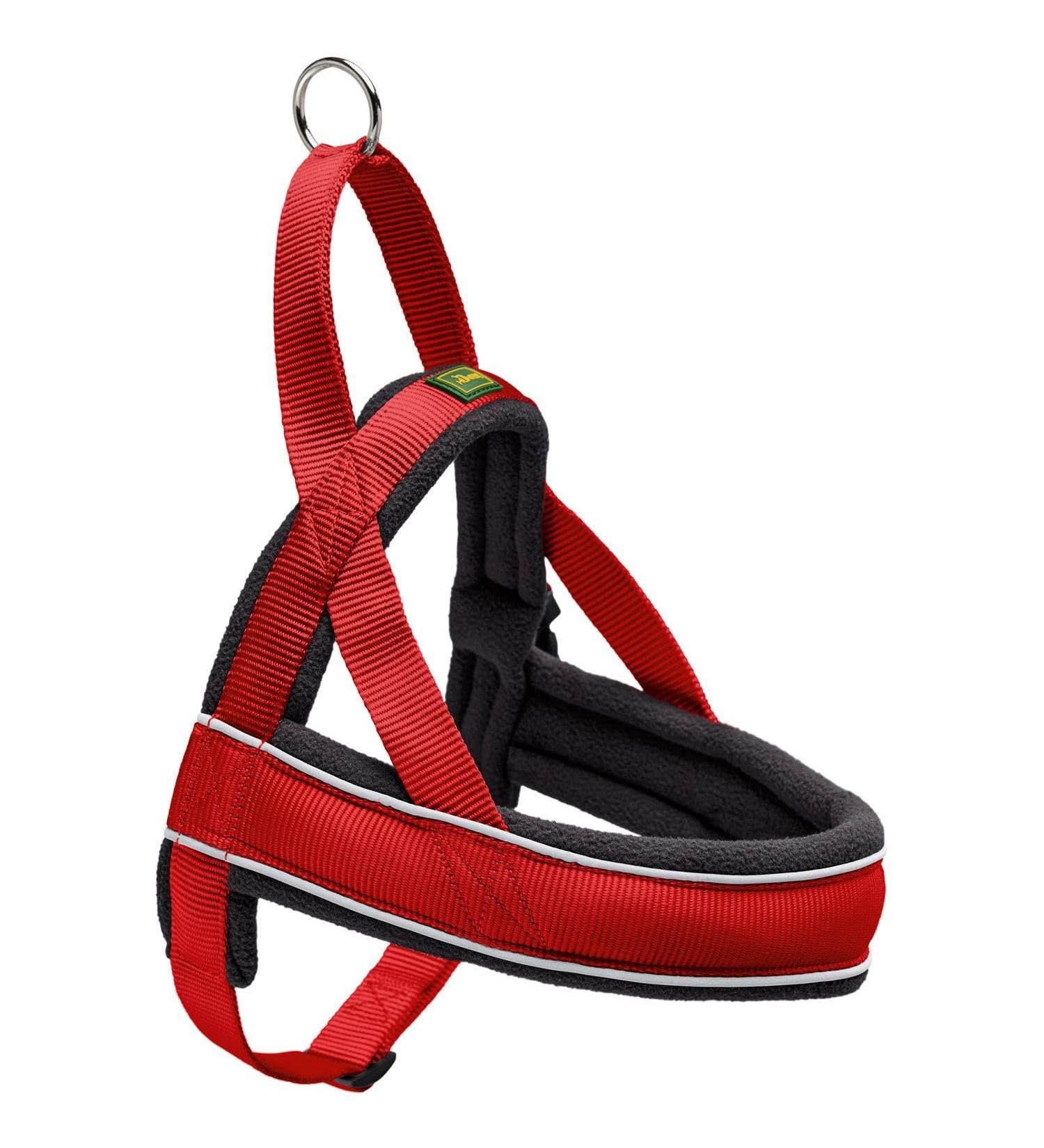 Buy HUNTER RACING Norwegian Harness | Size S (42-53 cm) | Red/Black | International Shipping Available - Buy Online on SooperMarket.com