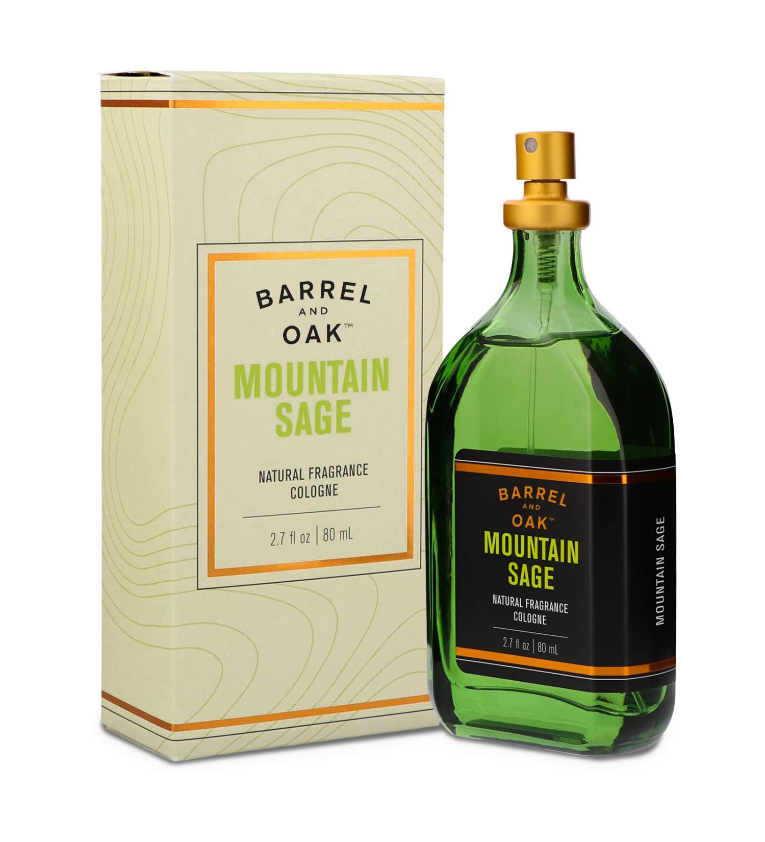 Barrel and Oak - Natural Fragrance Cologne Cologne for Men Eau de Cologne Essential Oil-Based Scent Cedar & Patchouli Blend Subtle Earthy Fragrance Paraben Free Vegan (Mountain Sage 2.7 oz) Mountain Sage 2.7 Fl Oz (Pack of 1) - Buy Online on SooperMarket.com