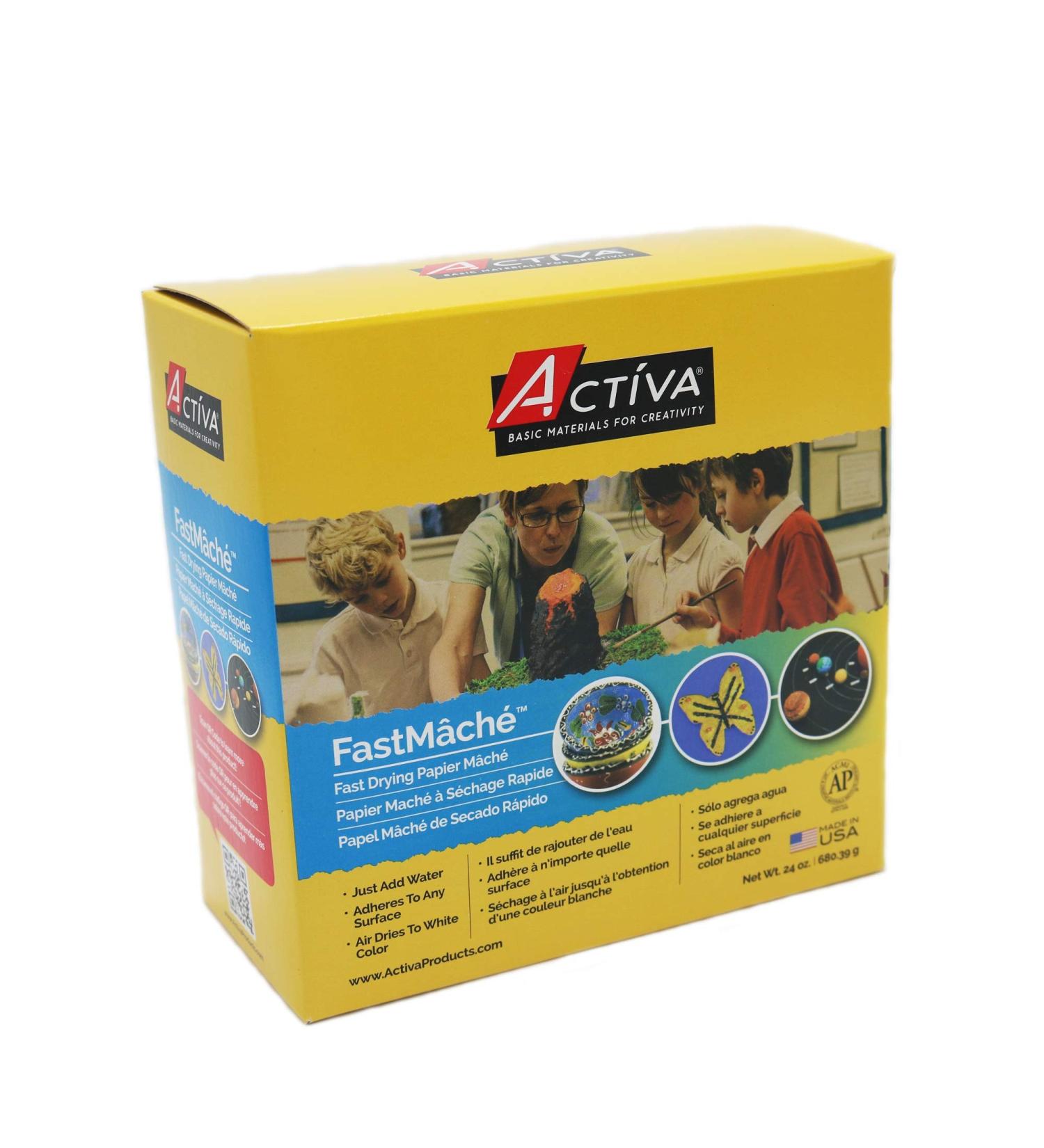 ACTIVA API600 Fast Mache Instant Paper Mache 1.5 lbs. White - High-Quality Crafting Material - Buy Online on SooperMarket.com