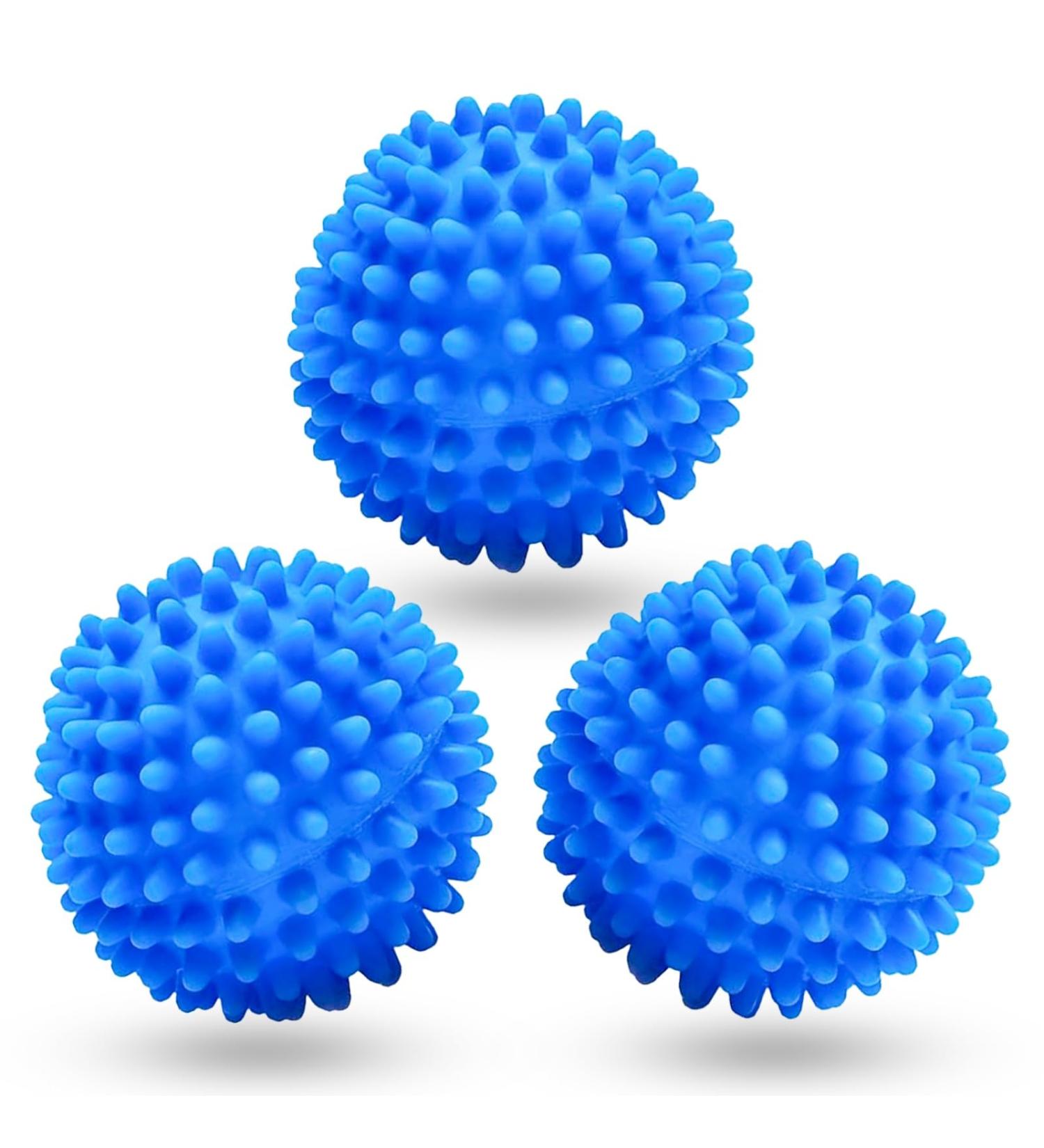 CASIZ 3 Pack Dryer Balls Tumble Dryer Balls | Reusable Energy Saving & Non-Melt | Soft Drying Balls for Tumble Dryer Laundry Balls for Washing Machine Rapid Dryer Ball Washing Machine Balls - Buy Online on SooperMarket.com