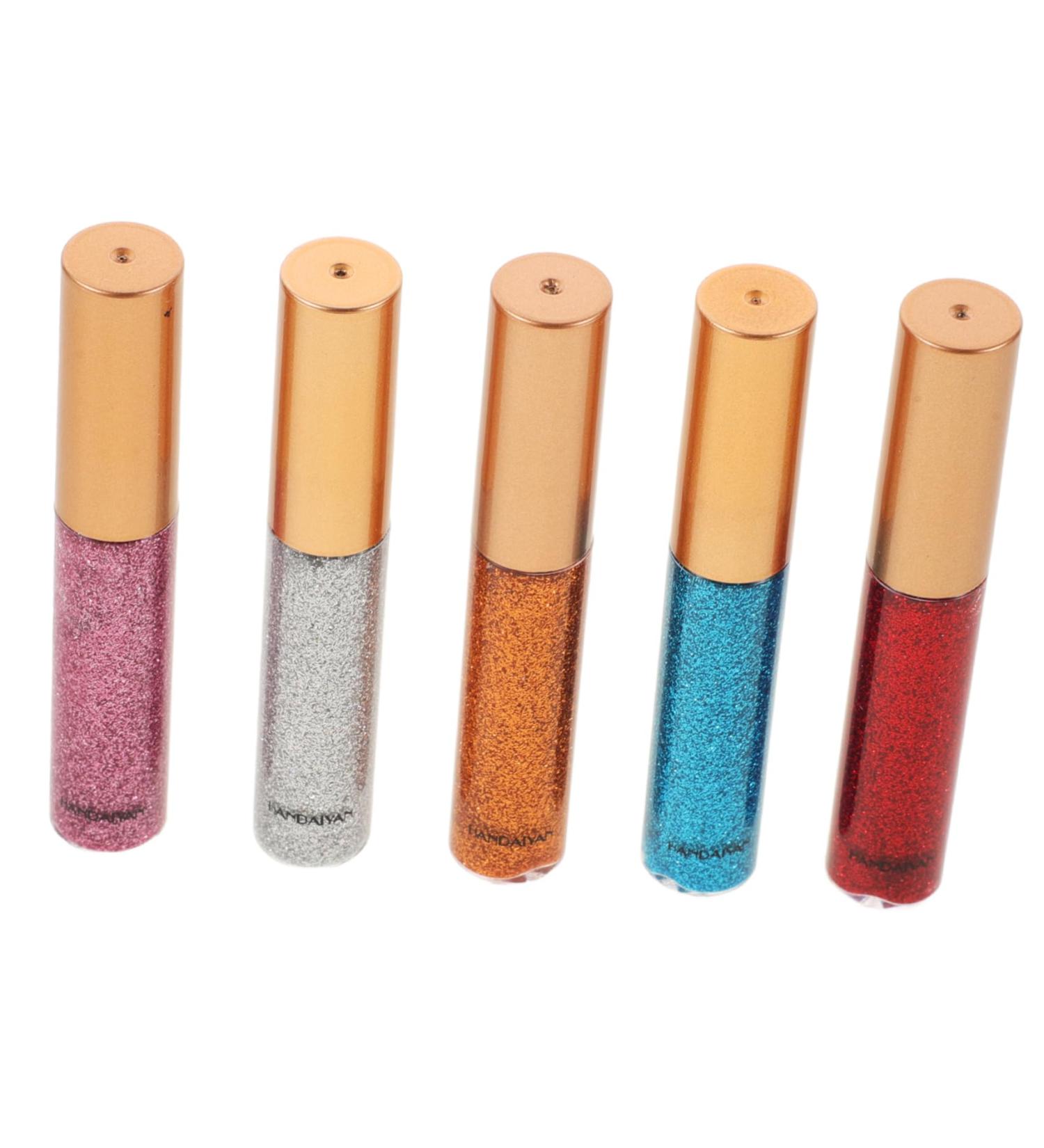 FOYTOKI 5pcs Stage Makeup Eye Shadow Sticks Glitter Eye Glitter Liquid - Buy Online on SooperMarket.com