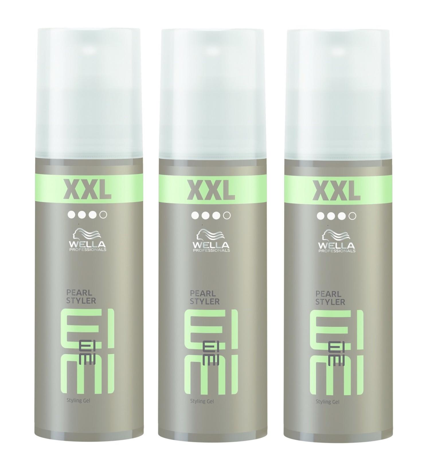 3 x Wella Styling Pearl Styler Styling Gel XXL 150 ml. Unscented 150 ml (pack of 3)