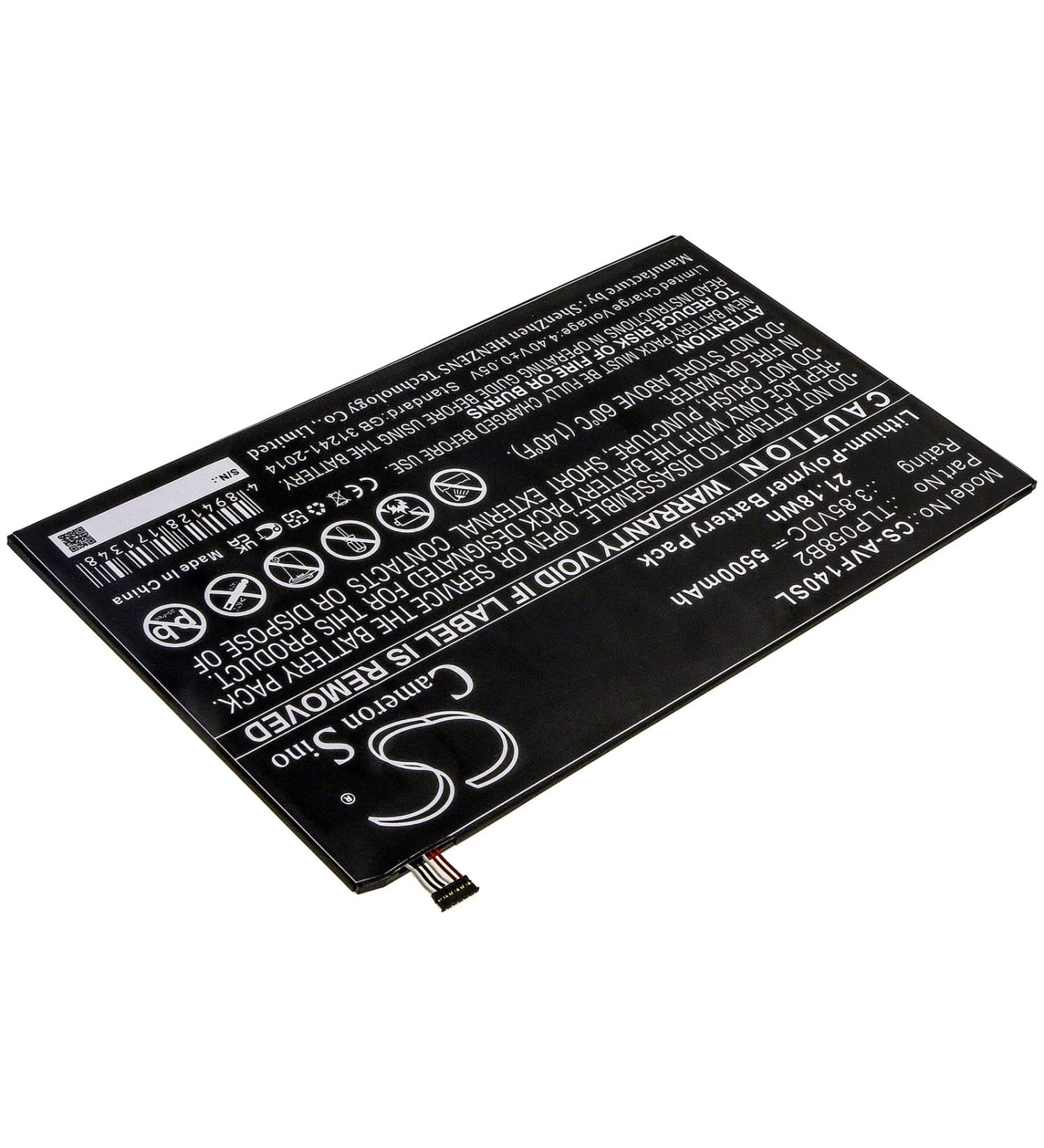 Replacement Battery for Vodafone Tab Prime 7 VFD-1400 - TLP058B2 5500mAh/3.85V - International Shipping Available - Buy Online on SooperMarket.com