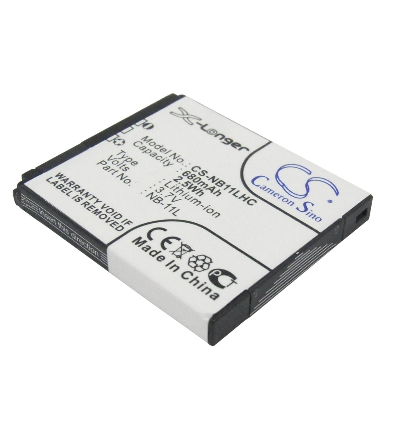 Buy NB-11LH NB-11L 680mAh Battery - Compatible with Canon Powershot Elph 110 HS IXUS 125 170 320 HS IXY 110F & More | 3.7V PowerShot Replacement Battery - Buy Online on SooperMarket.com