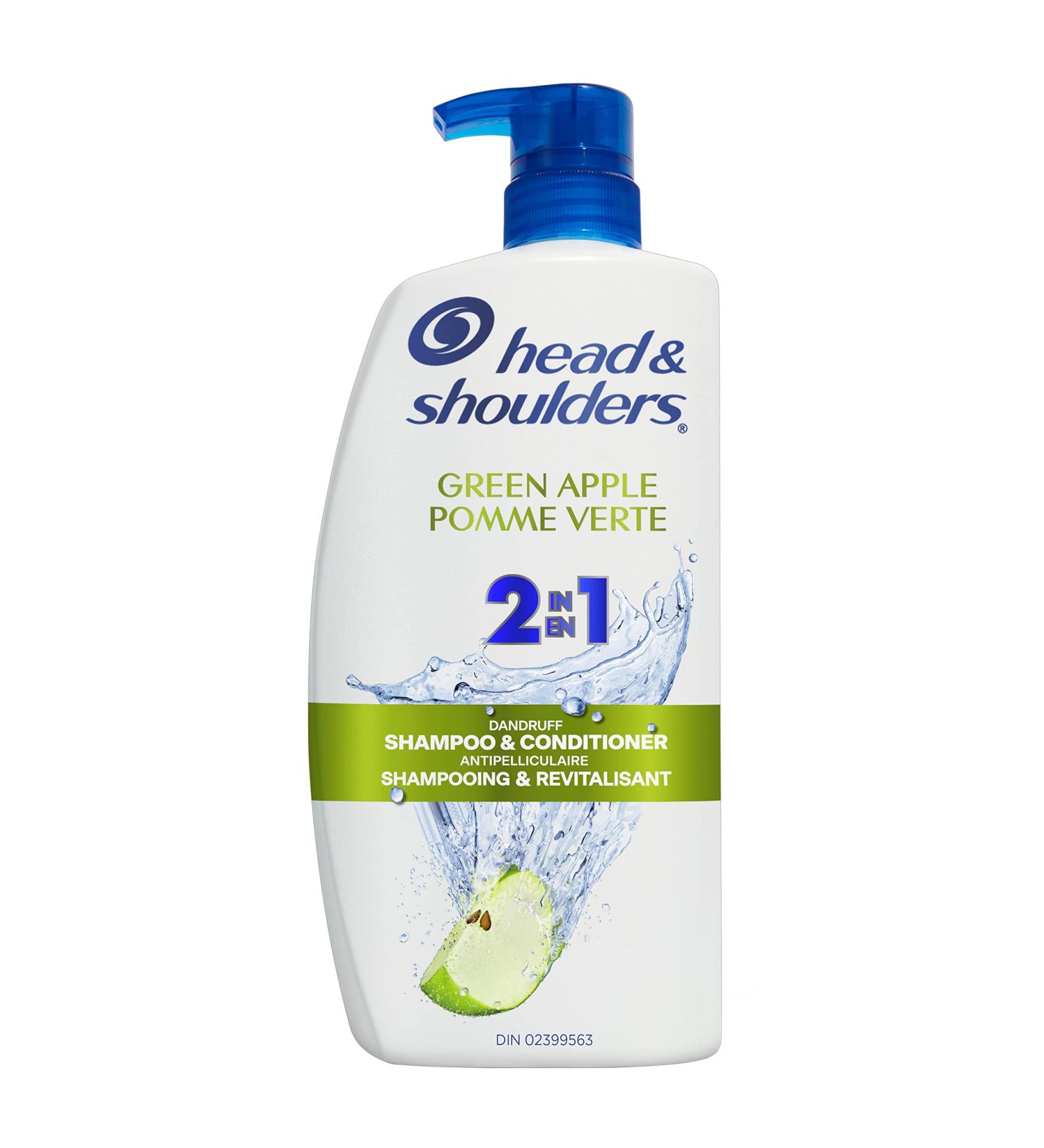 Head & Shoulders Green Apple 2-in-1 Shampoo + Conditioner 835ML White Green Blue - Buy Online on SooperMarket.com