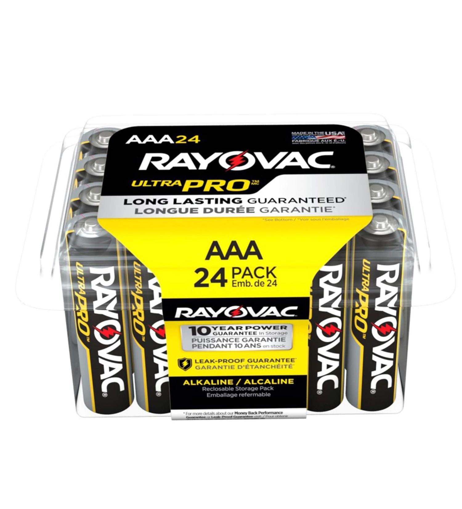 Ultra Pro Alkaline Batteries AAA 24/Pack
