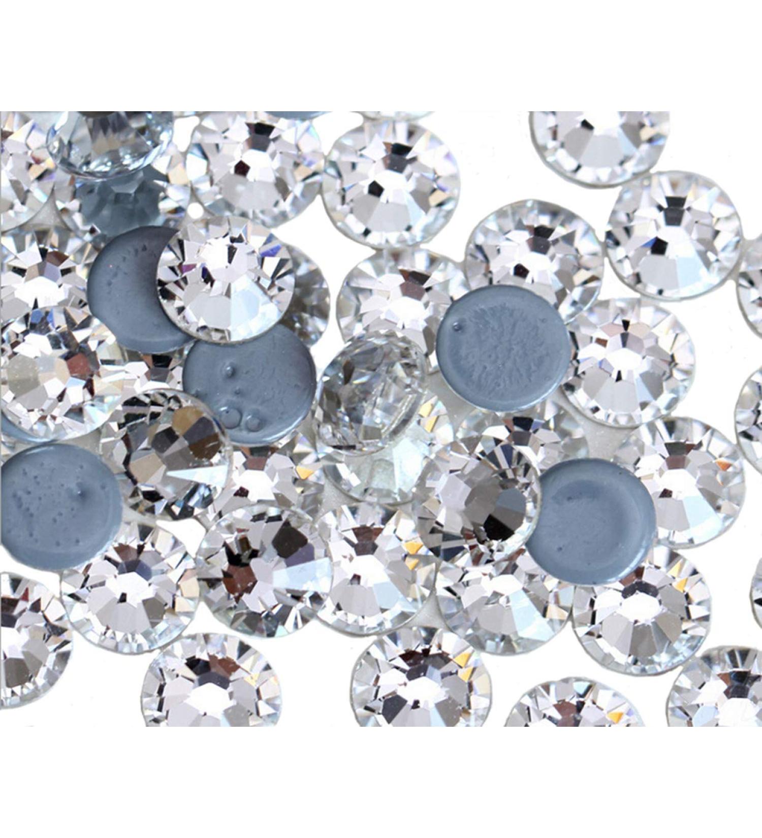 Jollin rhinestones glass with a flat back for attachment with adhesive Hotfix Crystal SS40 144PCS Hotfix Crystal SS40 144PCs