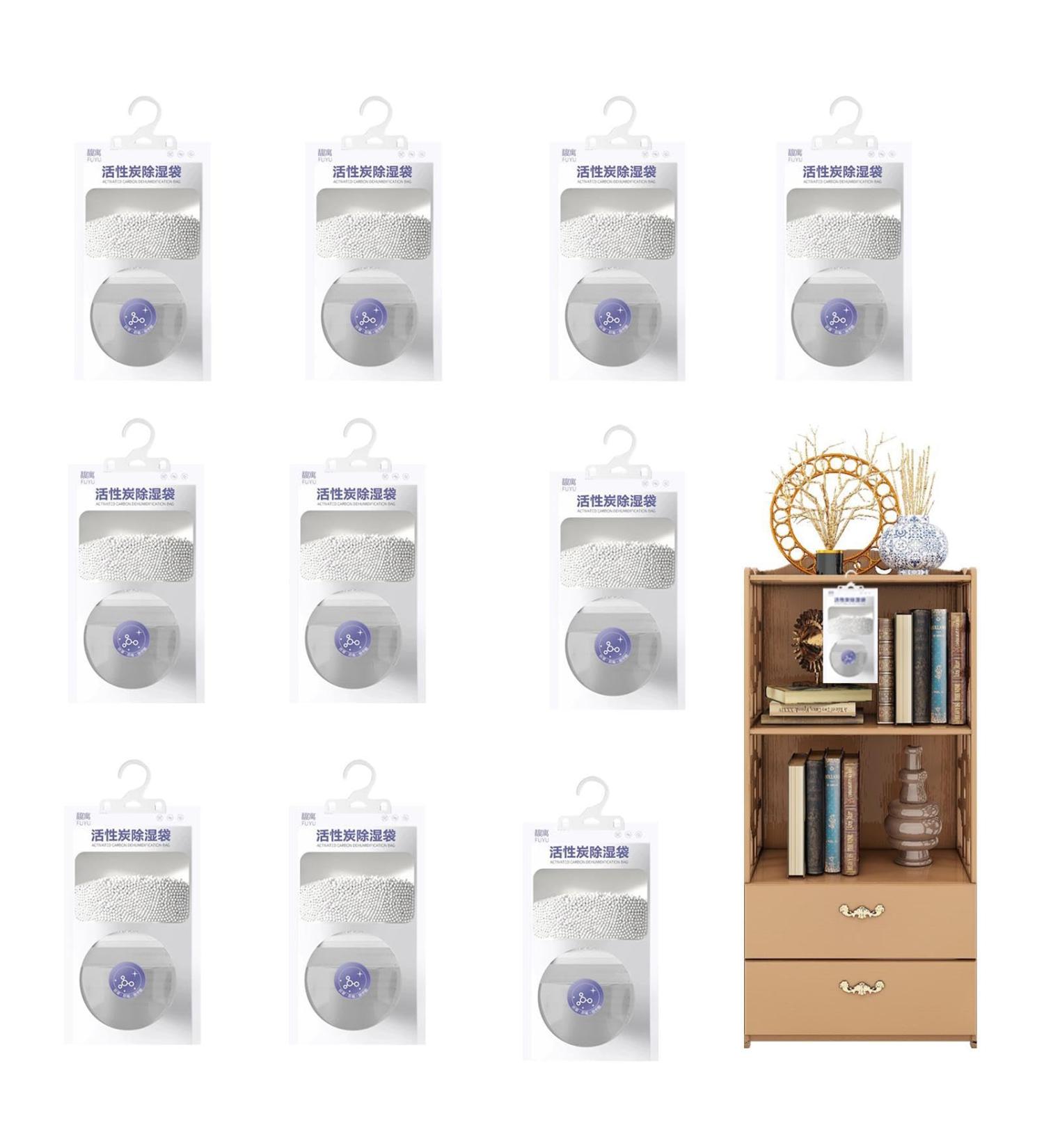 Kazuko Moisture Absorb Packages - 10-Pack Moisture Absorbers for Cabinets Bedrooms & Kitchens | International Shipping - Buy Online on SooperMarket.com