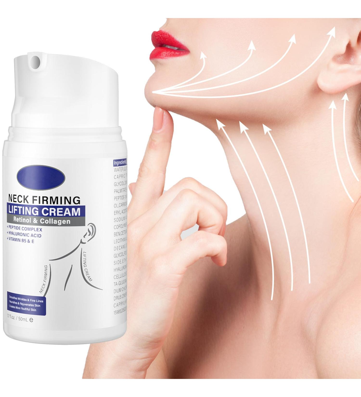 Go Ho Anti-Wrinkle Neck and Chest Cream - Firming & Moisturizing with Vitamin B5 & E for Sagging Skin Fine Lines | 1.7oz - Buy Online on SooperMarket.com
