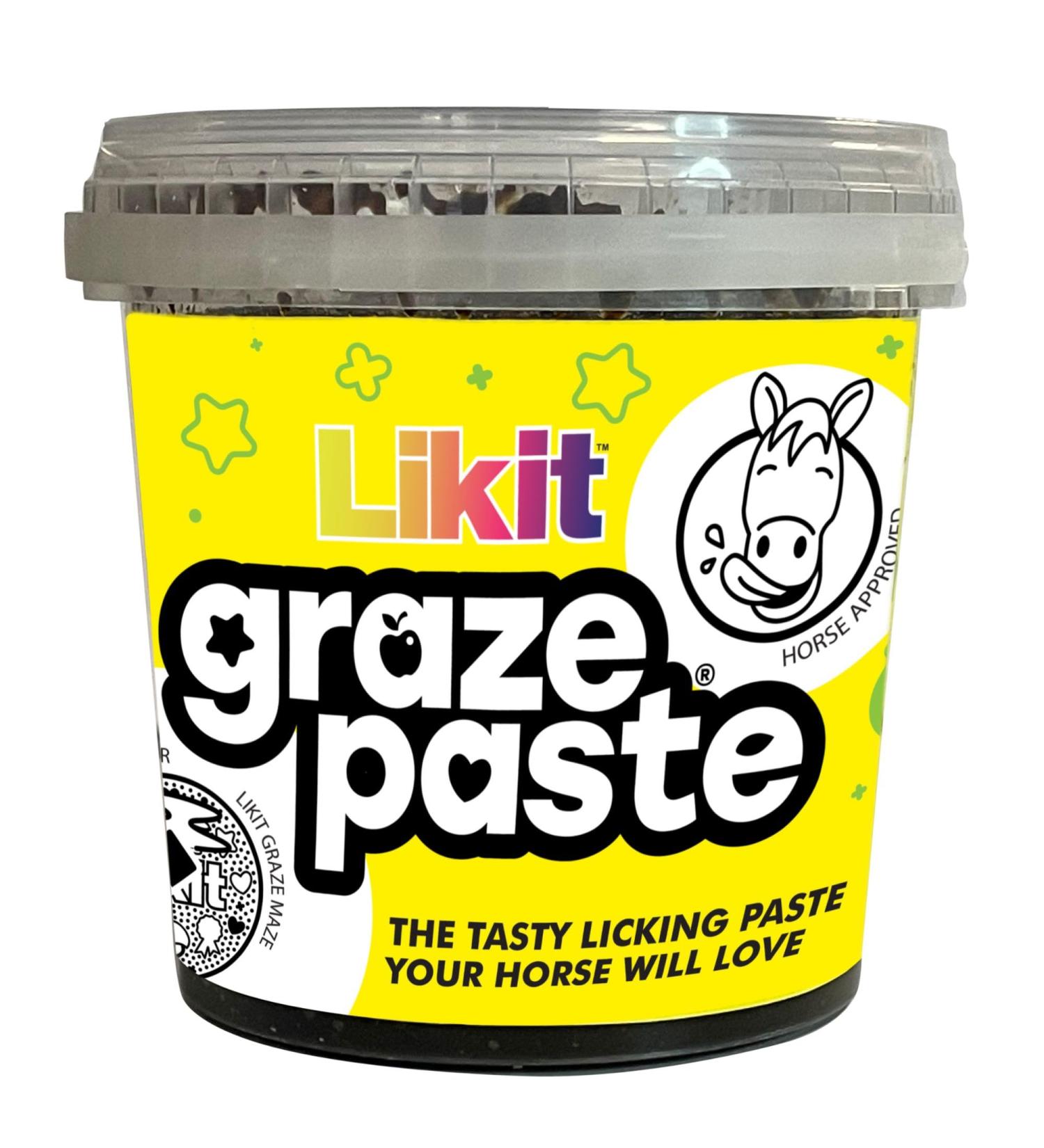 Likit Graze Paste Horse Lick Paste | Use with Likit Graze Maze horse lick mat | Tasty horse treat your horse will love | 1.2kg - Buy Online on SooperMarket.com