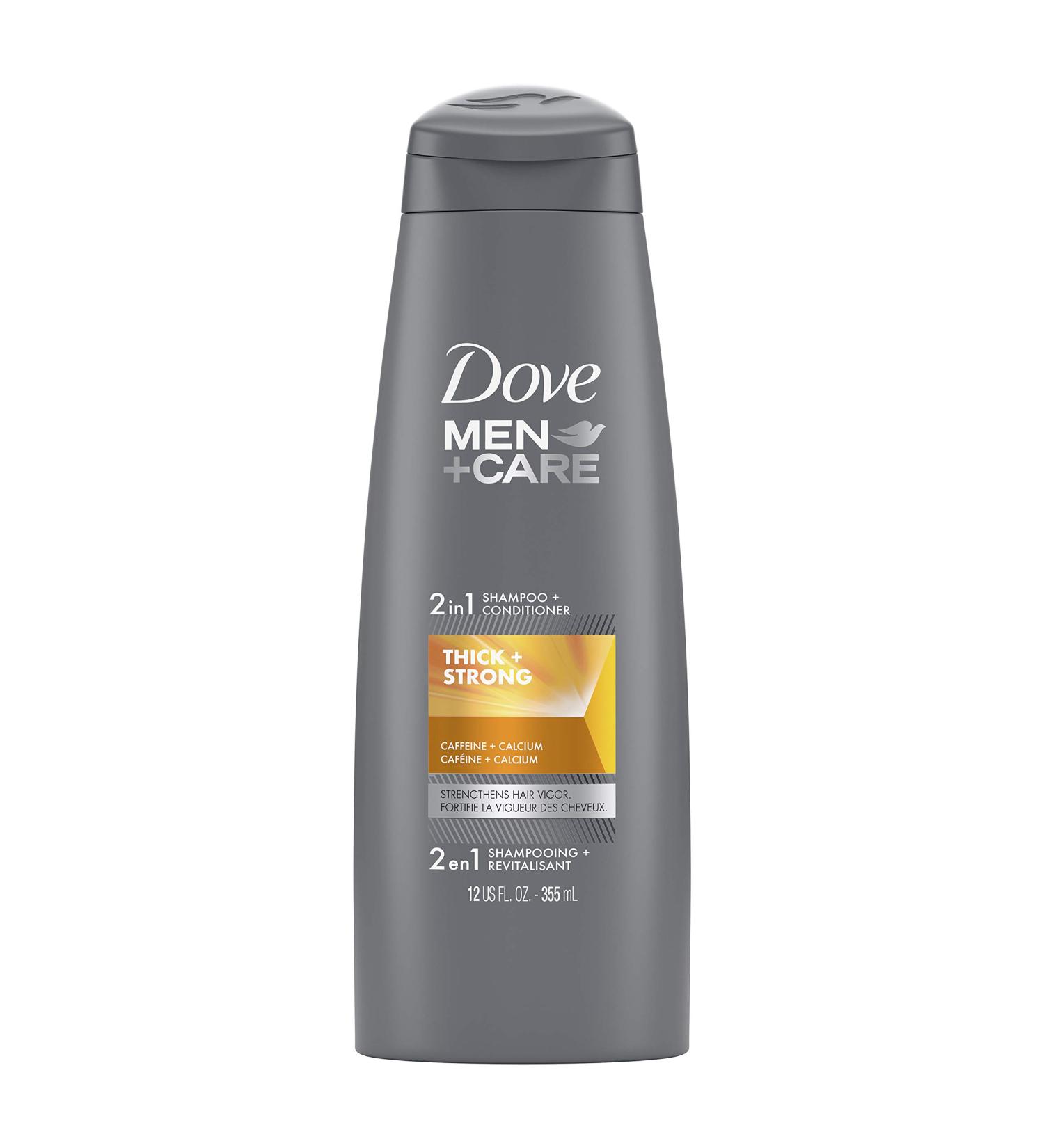 Dove Men+Care Fortifying 2 in 1 Shampoo & Conditioner - Thicker Stronger Hair with Caffeine | 12 oz - International Shipping Available - Buy Online on SooperMarket.com
