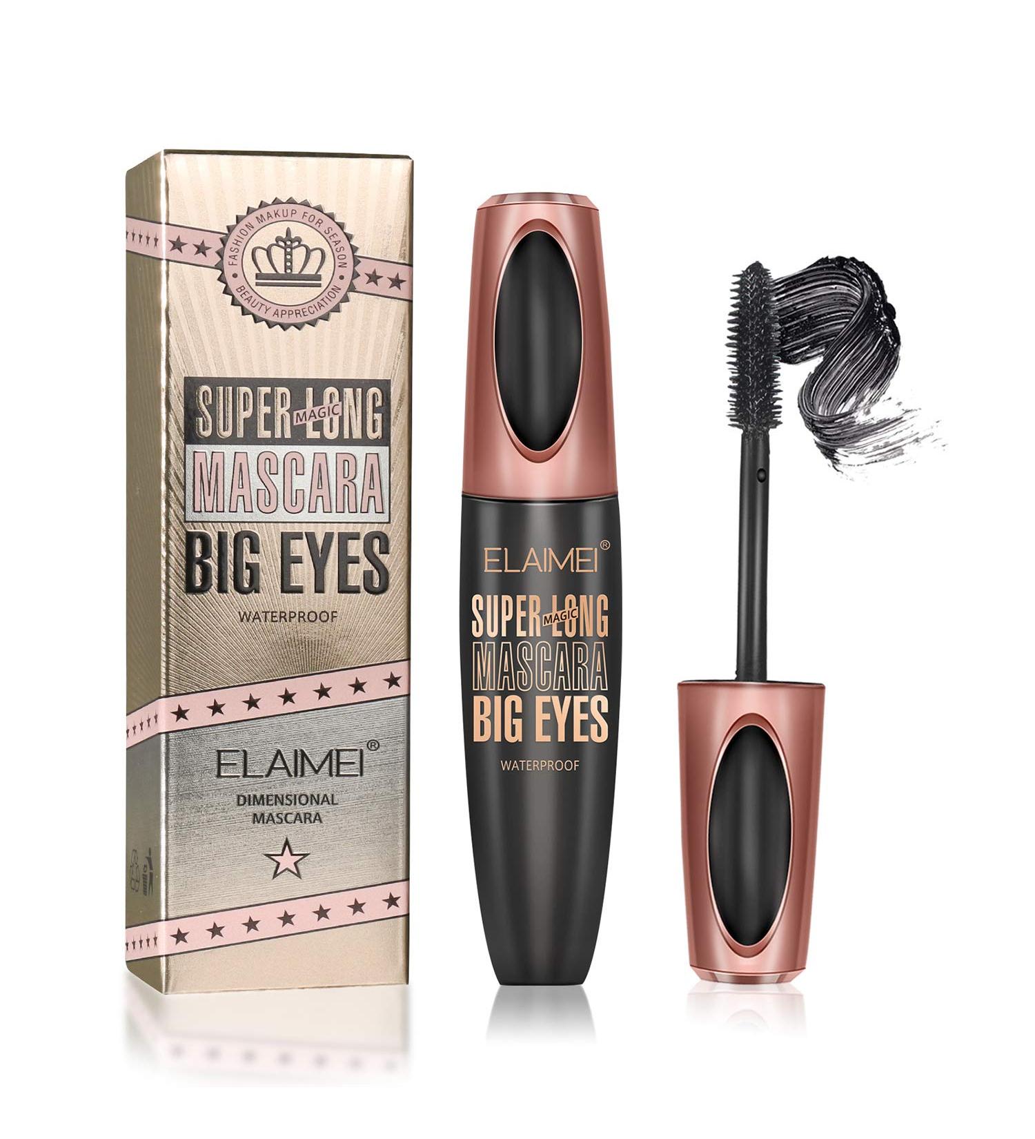 4D Silk Fiber Lash Mascara - Waterproof, Luxuriously Longer, Thicker & Voluminous Eyelashes - Long-Lasting, Natural Formula for Exquisitely Long & Full Smudge-Proof Lashes - Buy Online on SooperMarket.com