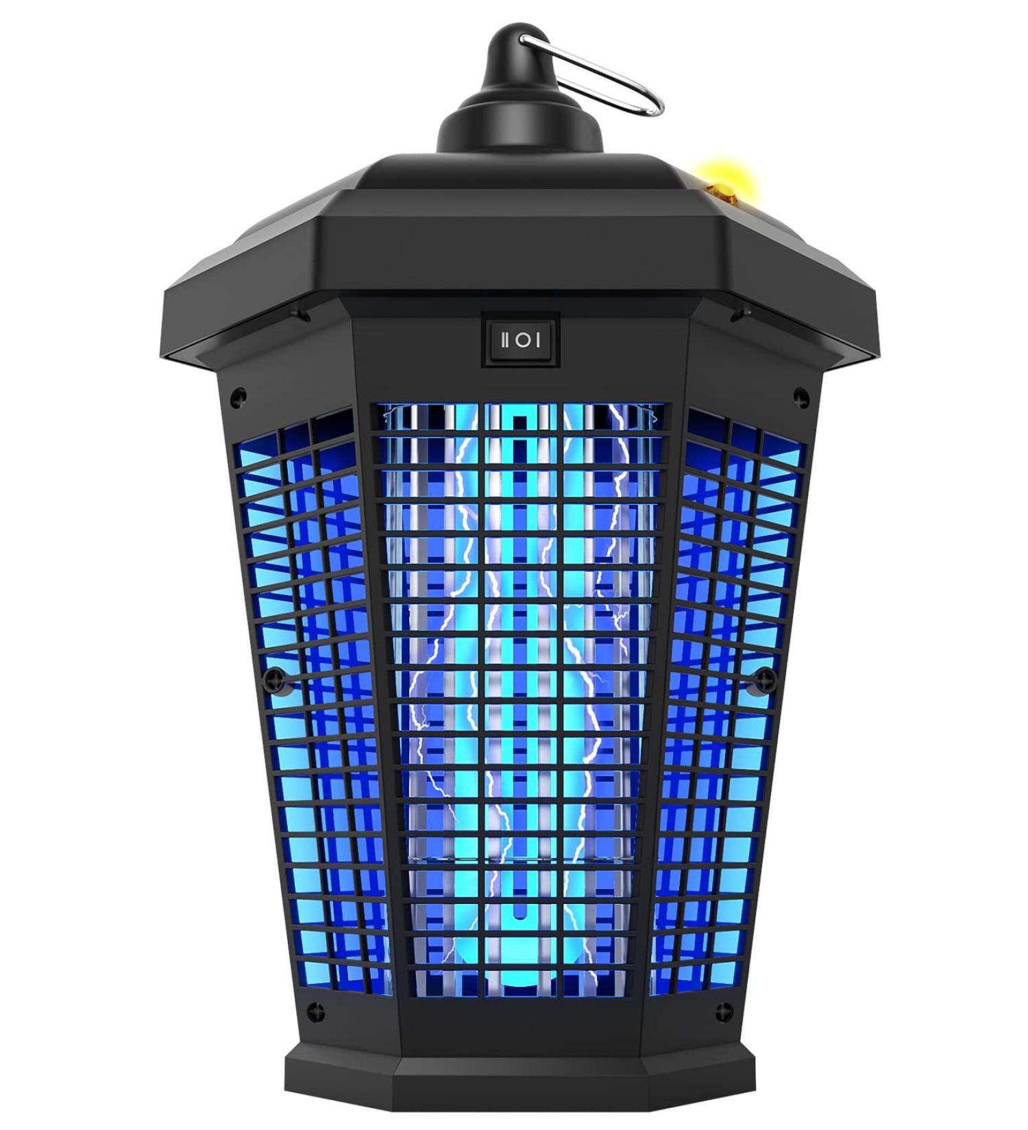 Outdoor Bug Zapper 20W with Dusk to Dawn Sensor - 4200V Electric Indoor Mosquito Killer for 2300 Sq Ft Coverage - Buy Online on SooperMarket.com