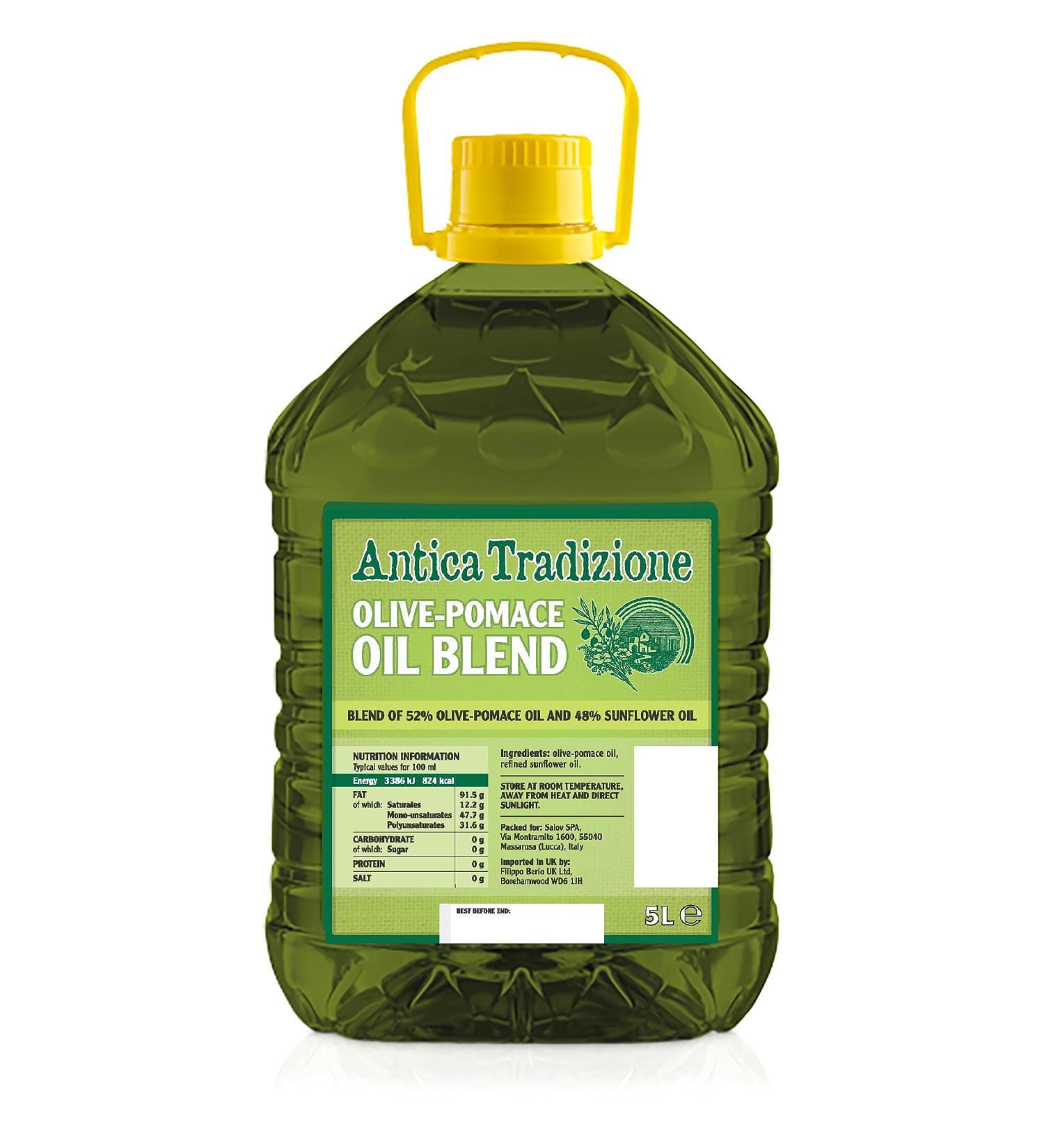 ANTICA TRADIZIONE Olive Pomace Oil Blend Catering Size Foodservice 5L