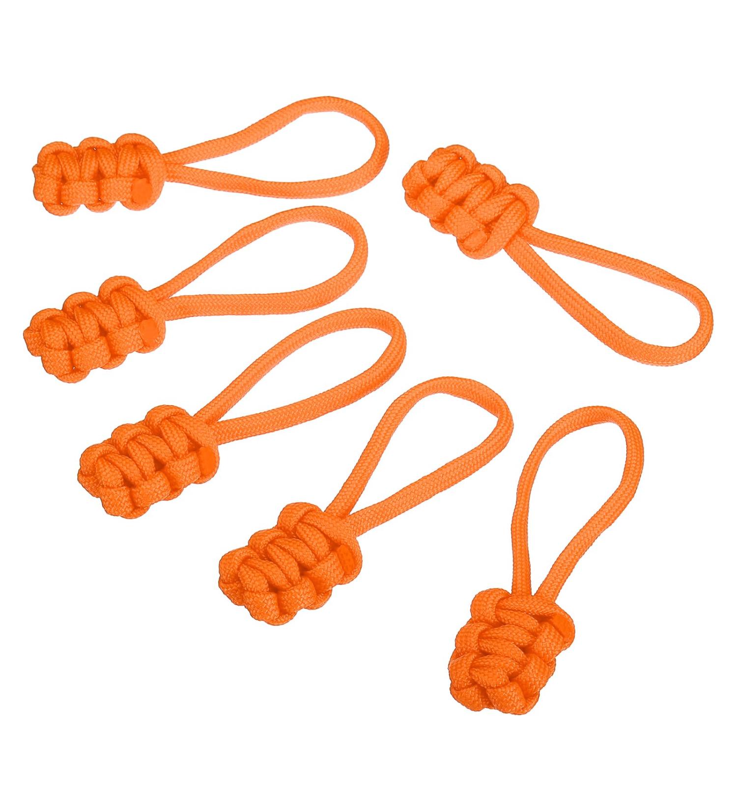 PATICIL 10 Pack Zipper Replacement Cable Kit | Fastening & Repair Tool for Luggage Backpack & Jackets - Orange - Buy Online on SooperMarket.com