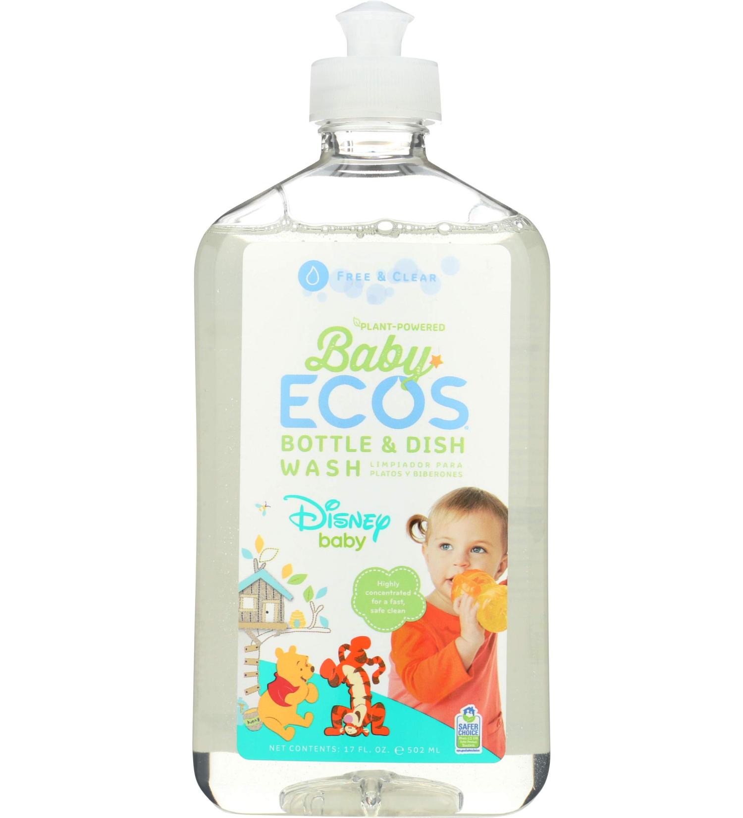 Earth Friendly Products Baby Ecos Bottle and Dish Wash - Free and Clear - Disney - 17 Fl Oz - Buy Online on SooperMarket.com