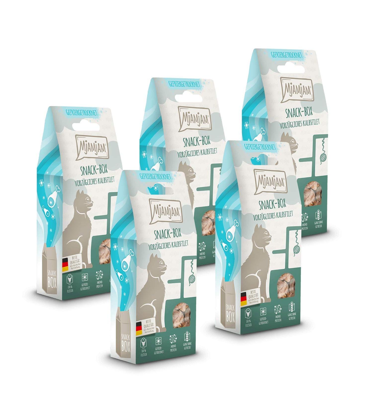MjAMjAM Snack Box - Excellent Veal Fillet 5 x 35g | International Shipping Available - Buy Online on SooperMarket.com
