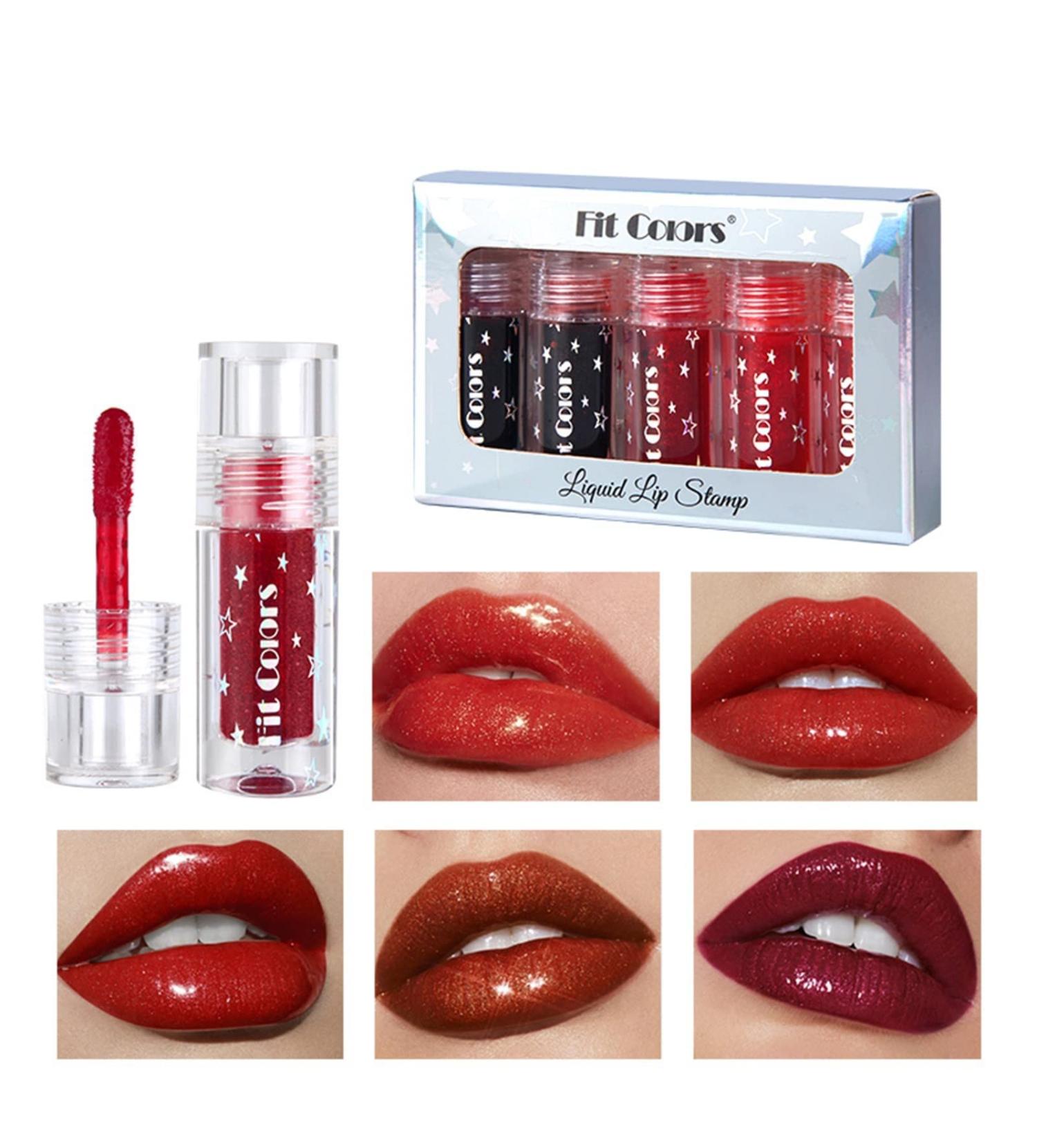 Matt Liquid Lipstick Set - Waterproof Nude Tones | Long-Lasting Non-Stick Fade-Proof 12H Lip Gloss - Buy Online on SooperMarket.com
