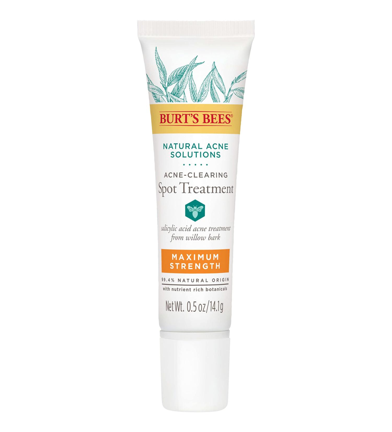Burt's Bees Natural Acne Solutions Maximum Strength Spot Treatment Cream for Oily Skin  0.5 Oz (Package May Vary) Targeted Spot Treatment - Buy Online on SooperMarket.com
